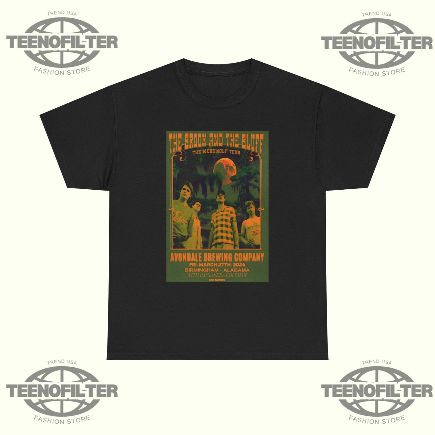 Official The Brook And The Bluff 3 27 2026 Birmingham AL T-Shirt - Tee No Filter
