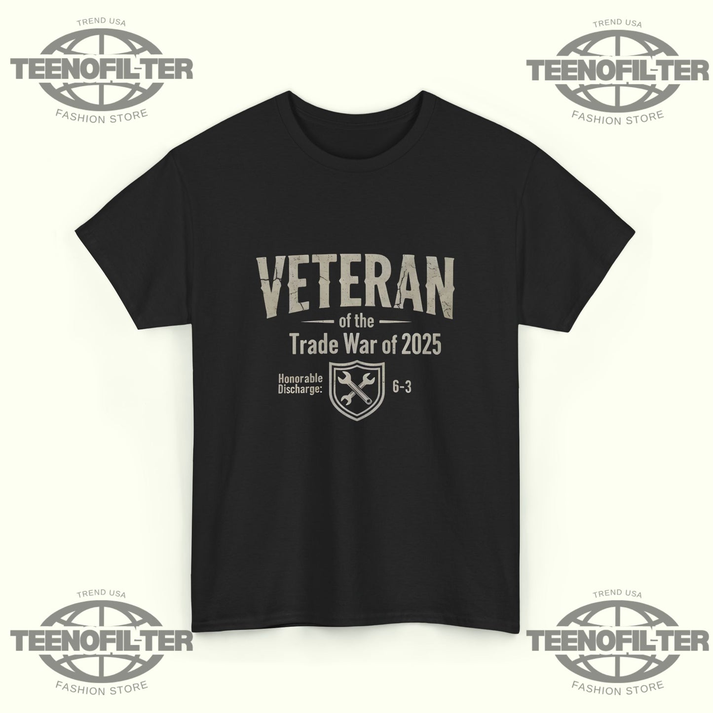 Veteran of the Trade War of 2025 T-shirt - Tee No Filter