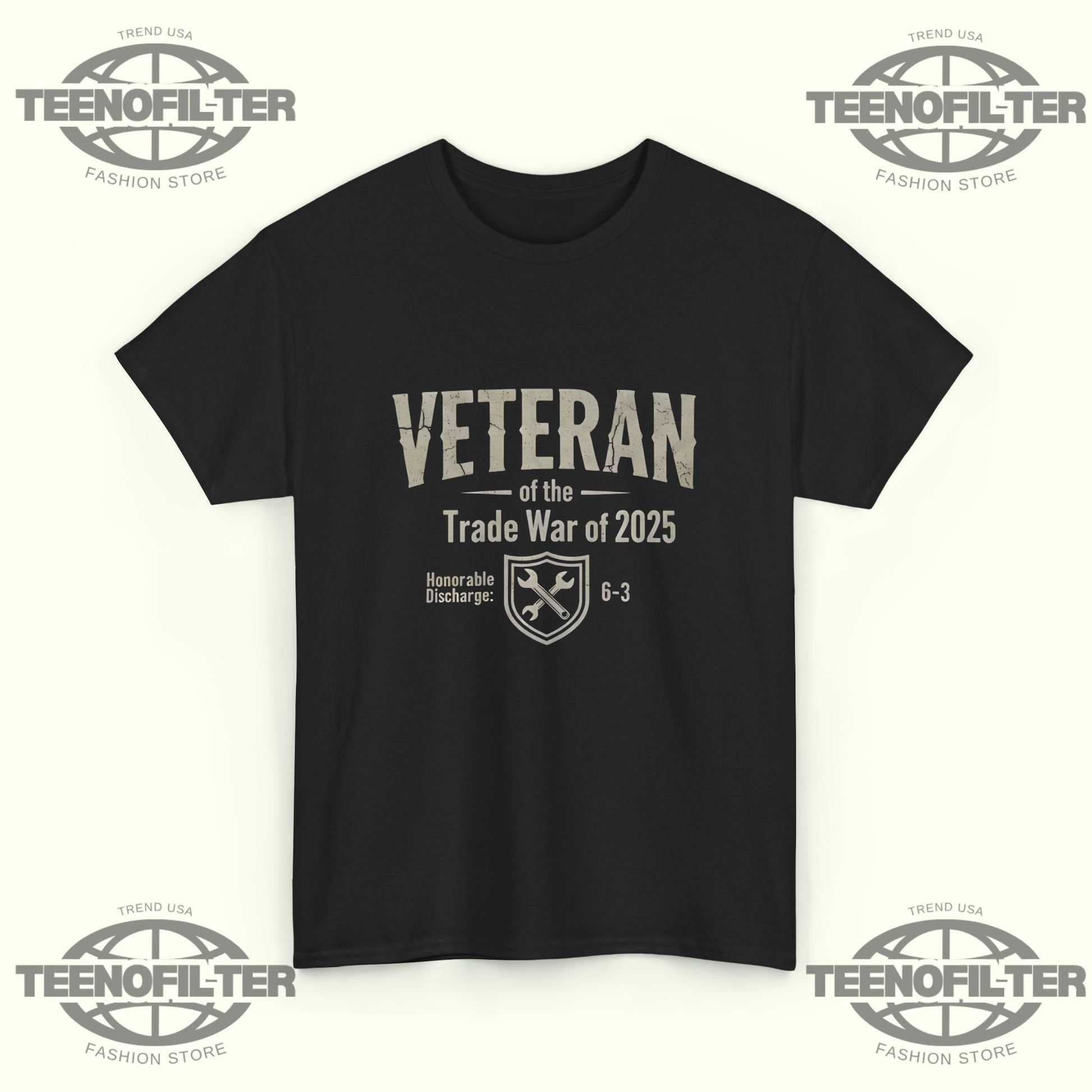 Veteran of the Trade War of 2025 T-shirt - Tee No Filter
