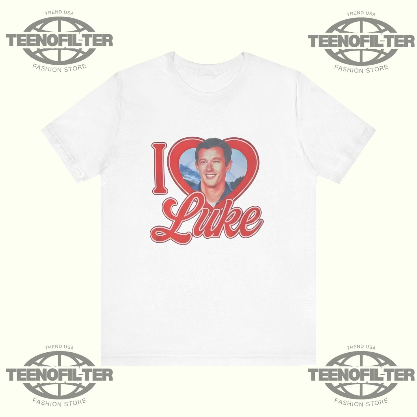 I Love Luke T‑Shirt Printify