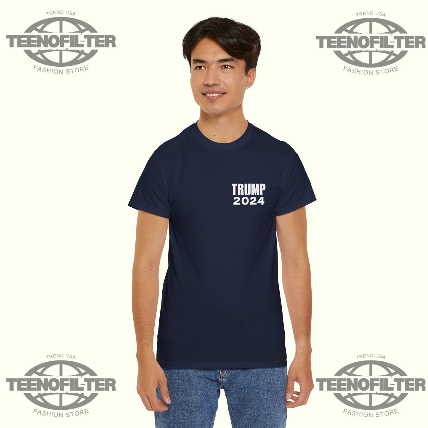 Trump 2024 White House Fireworks T-Shirt Printify
