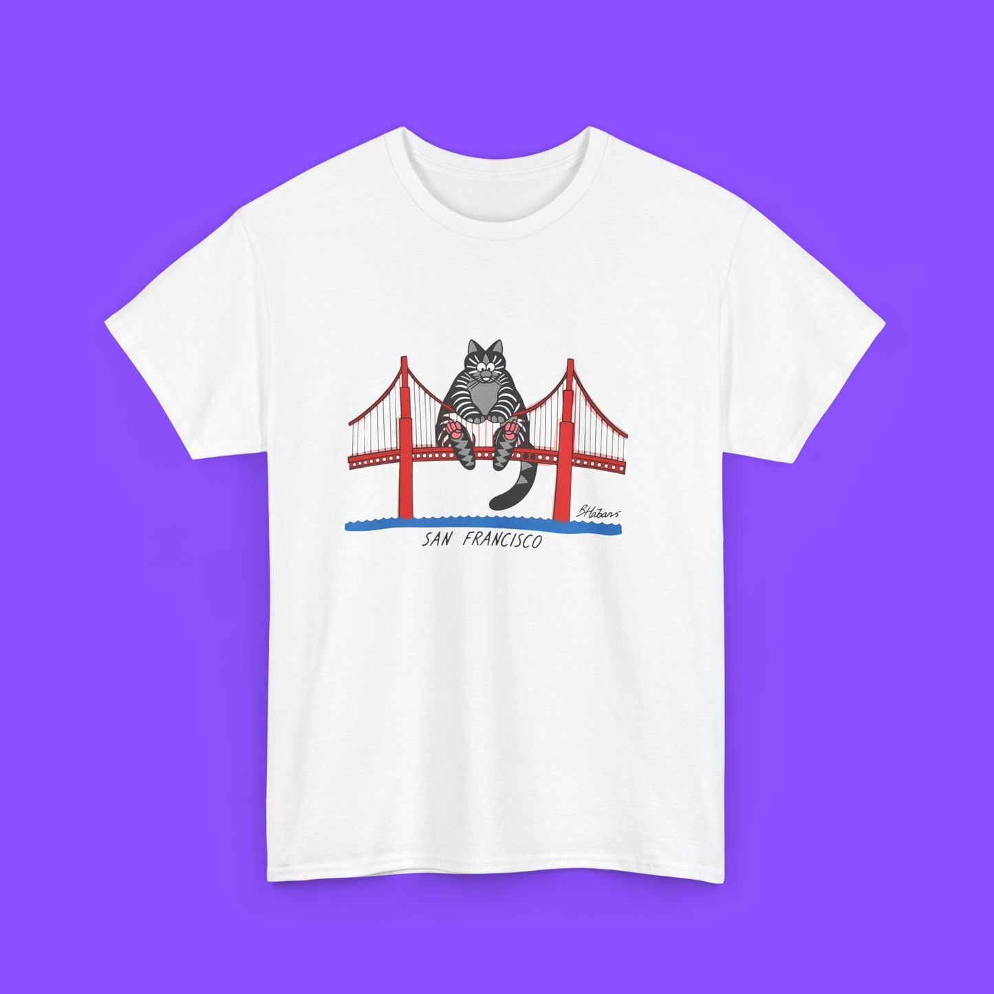 B Kliban Cat San Francisco Bridge Ryan Gosling Shirt