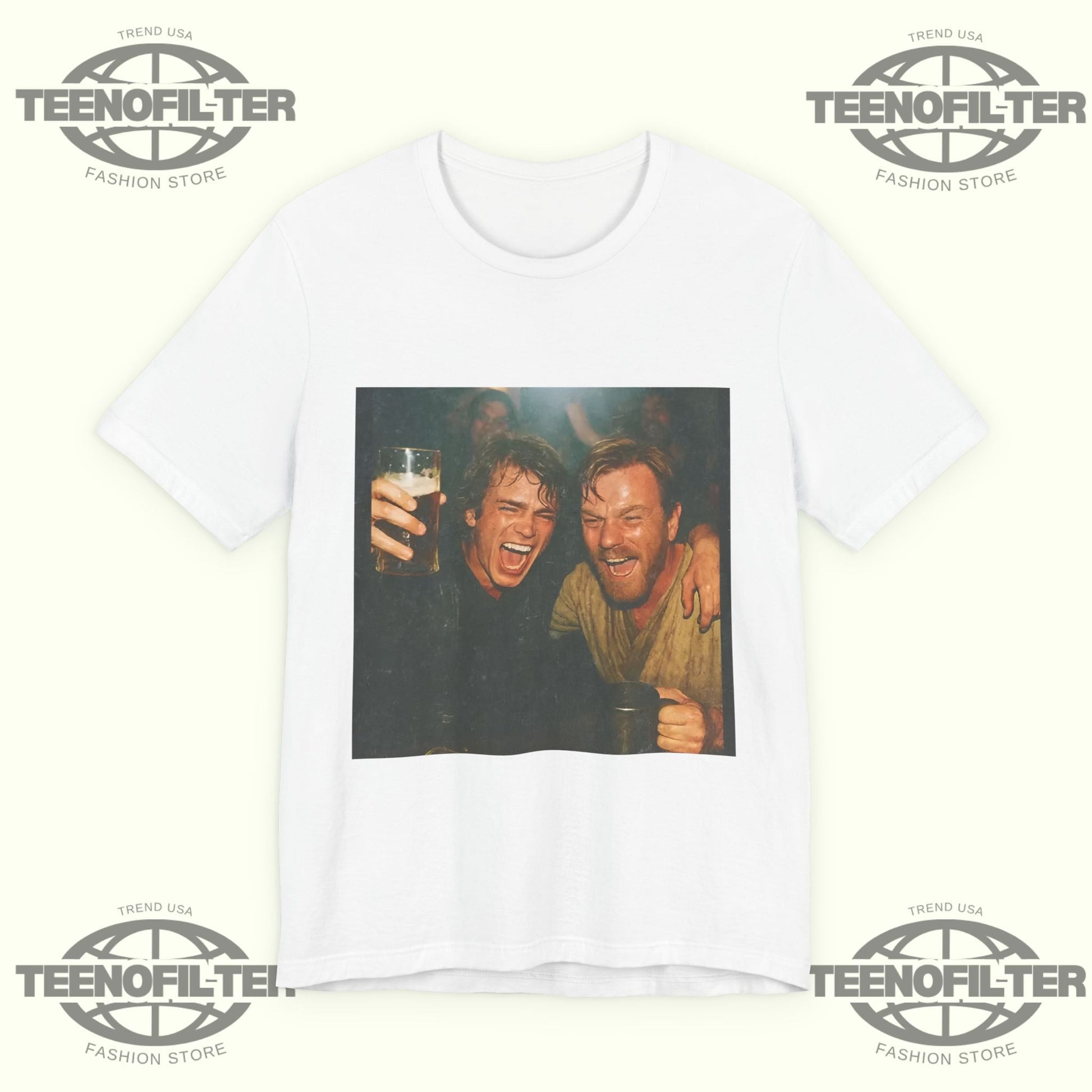 Anakin Skywalker and Obi-Wan Kenobi T-shirt Printify