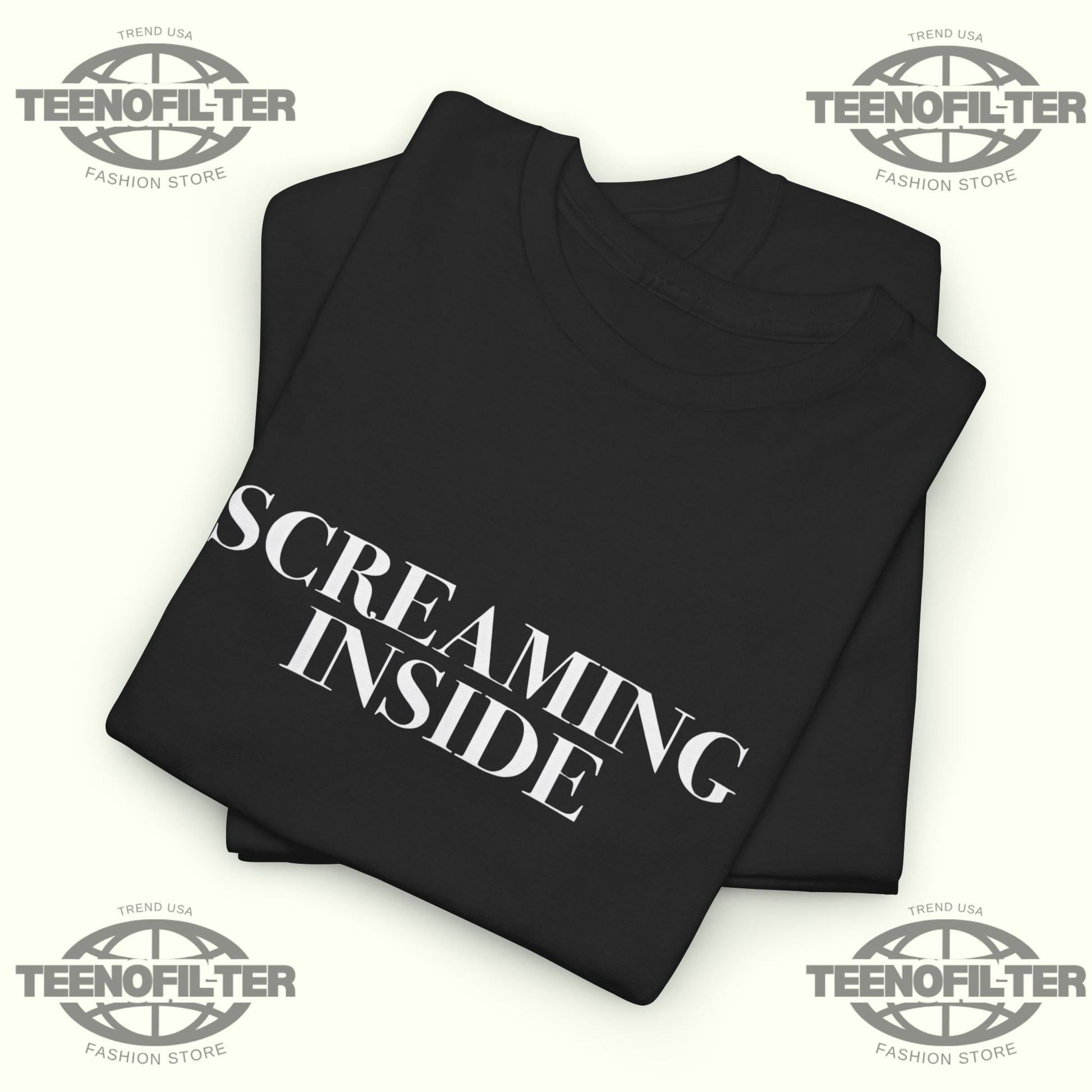 Screaming Inside T-Shirt - Tee No Filter