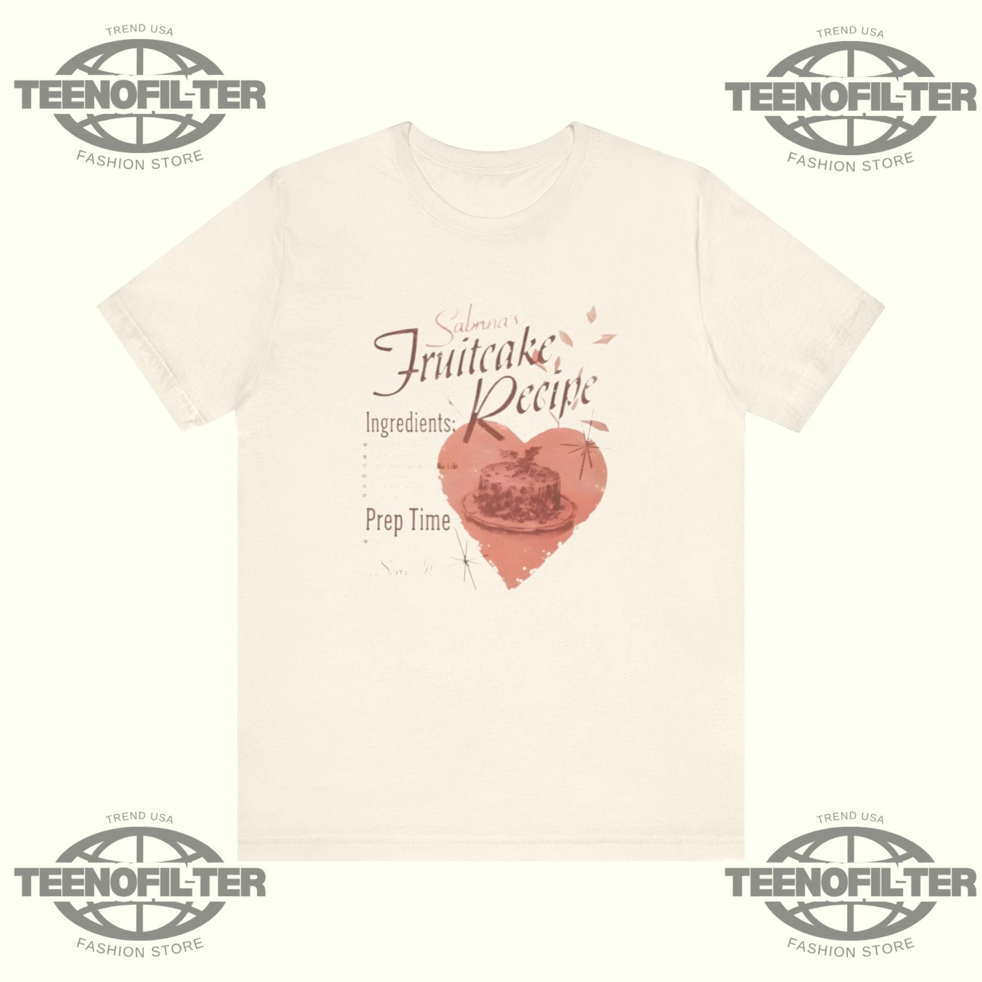 Sabrina Carpenter Fruitcake Recipe T-Shirt Printify
