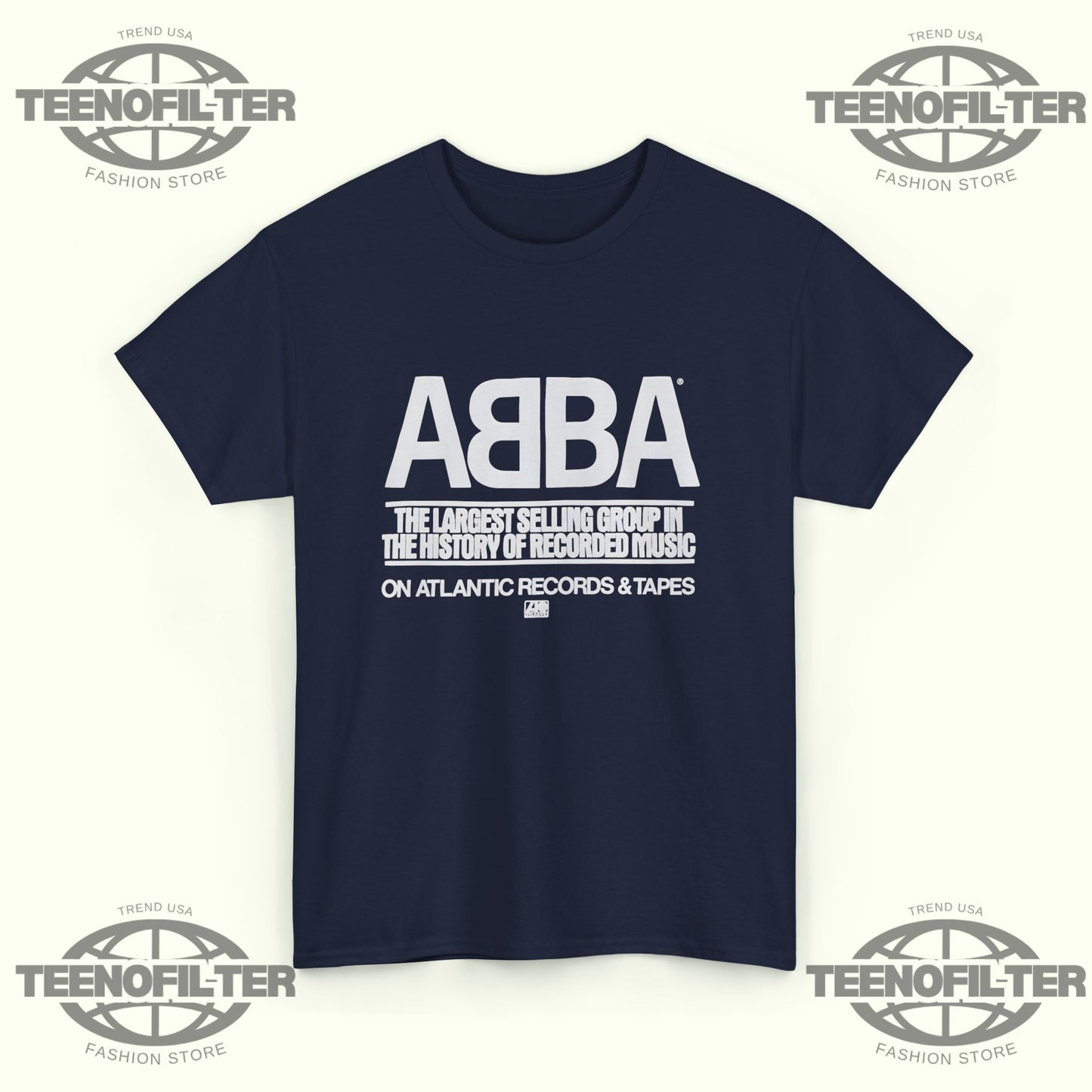 1979 Abba Atlantic Records Promo T-shirt - Tee No Filter
