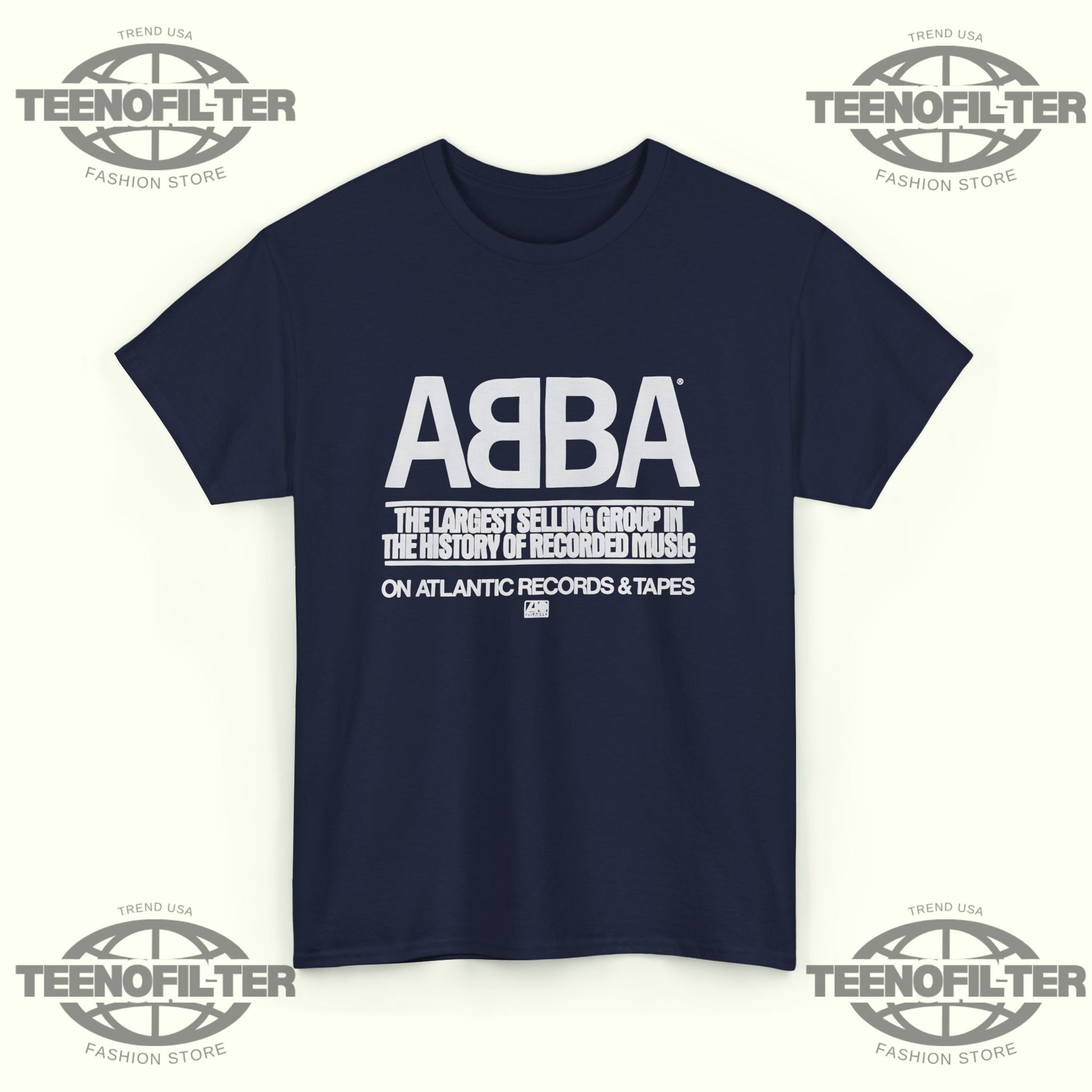 1979 Abba Atlantic Records Promo T-shirt - Tee No Filter