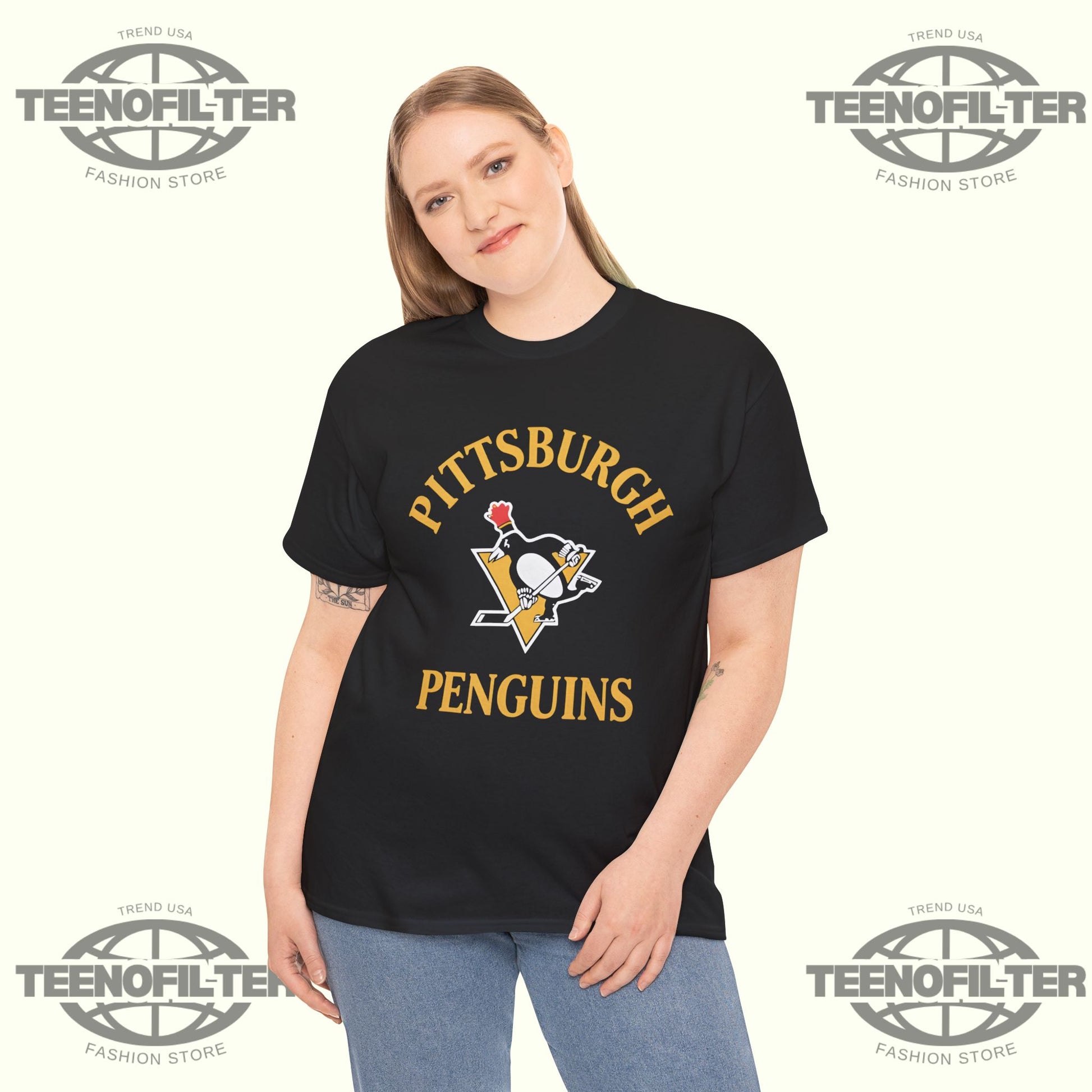 Feathers McGraw Pittsburgh Penguins T-shirt - Tee No Filter