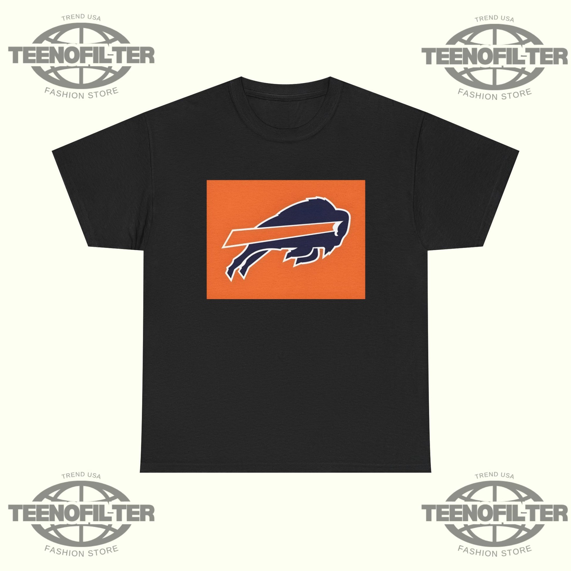 Official Buffalo Bills x Cleveland Browns Logo T-Shirt - Tee No Filter