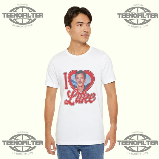 I Love Luke T‑Shirt Printify