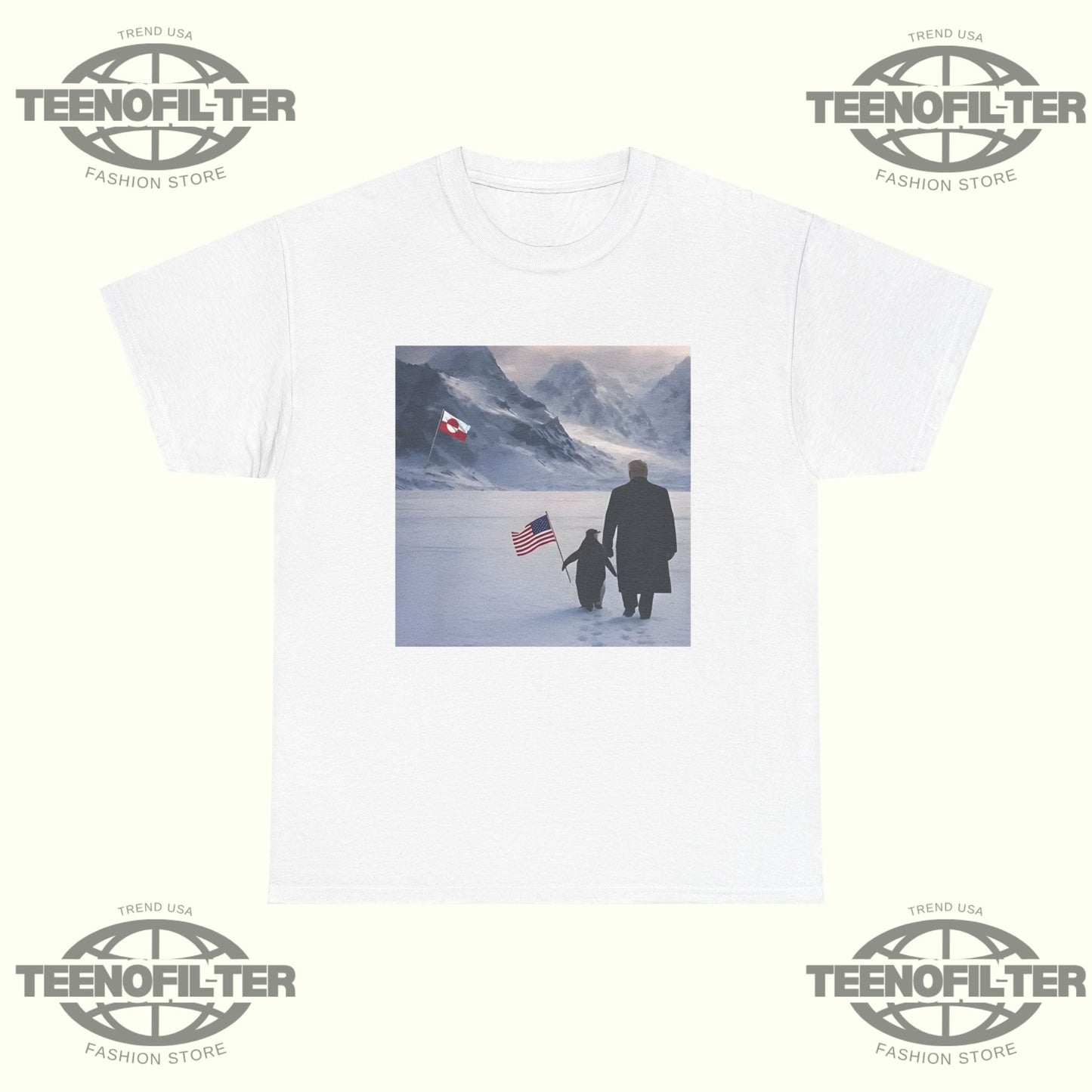 Nihilist Penguin and Trump T-Shirt - Tee No Filter
