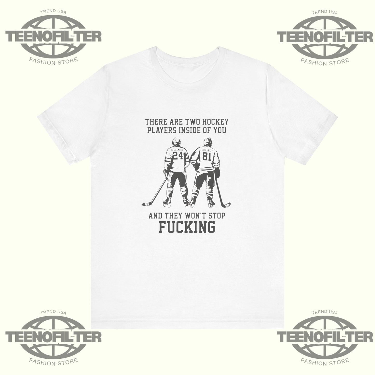 There Are Two Hockey Players T-shirt Printify