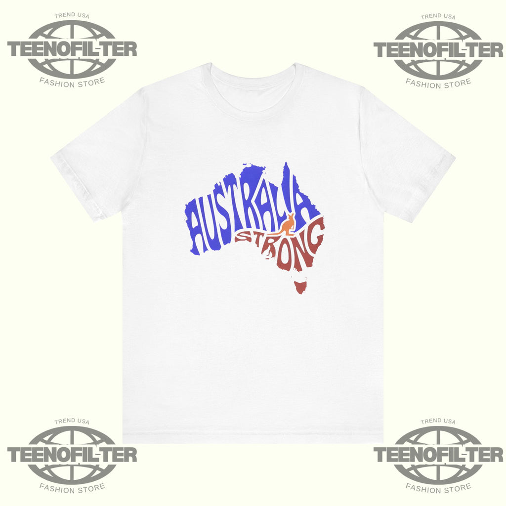 Australia Strong Map T-Shirt