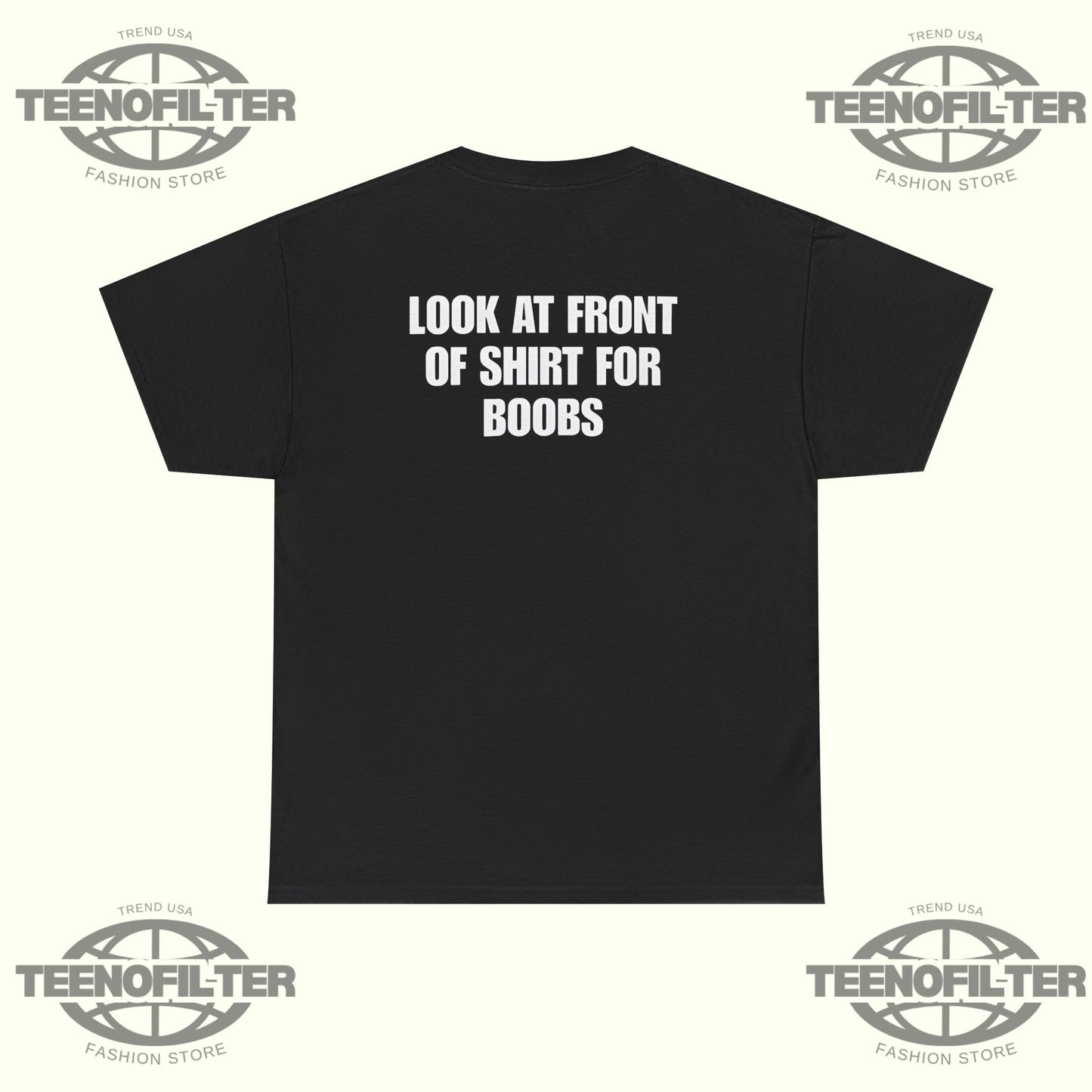 Look at Front of Shirt for Boobs Luigi T-Shirt – Funny Viral Meme Tee for Internet Humor Lovers - Tee No Filter