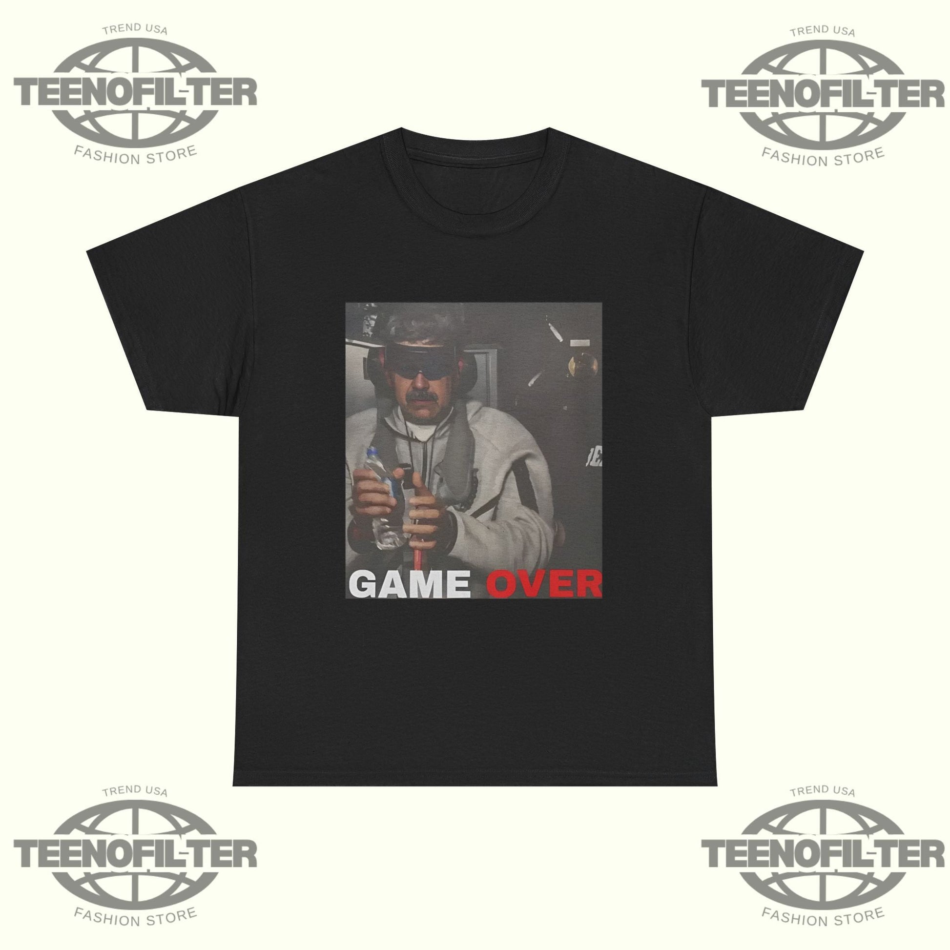 Maduro Captured Game Over T-Shirt Printify