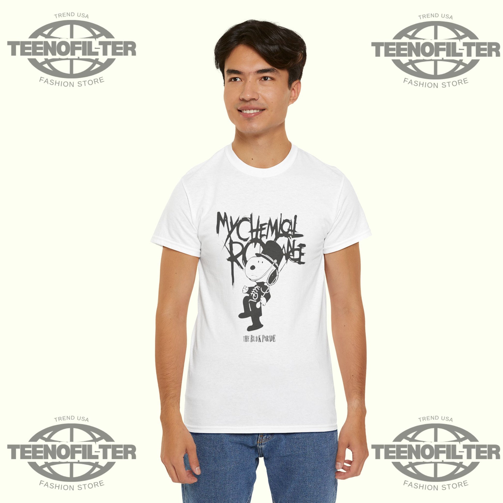 My Chemical Romance Snoopy Black Parade T-Shirt - Tee No Filter