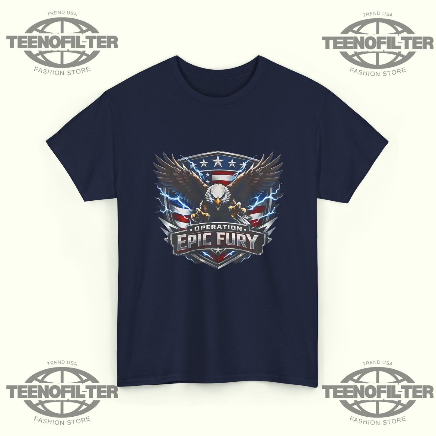 Operation Epic Fury T-Shirt – Bold Conflict-Inspired Statement Graphic Tee - Tee No Filter