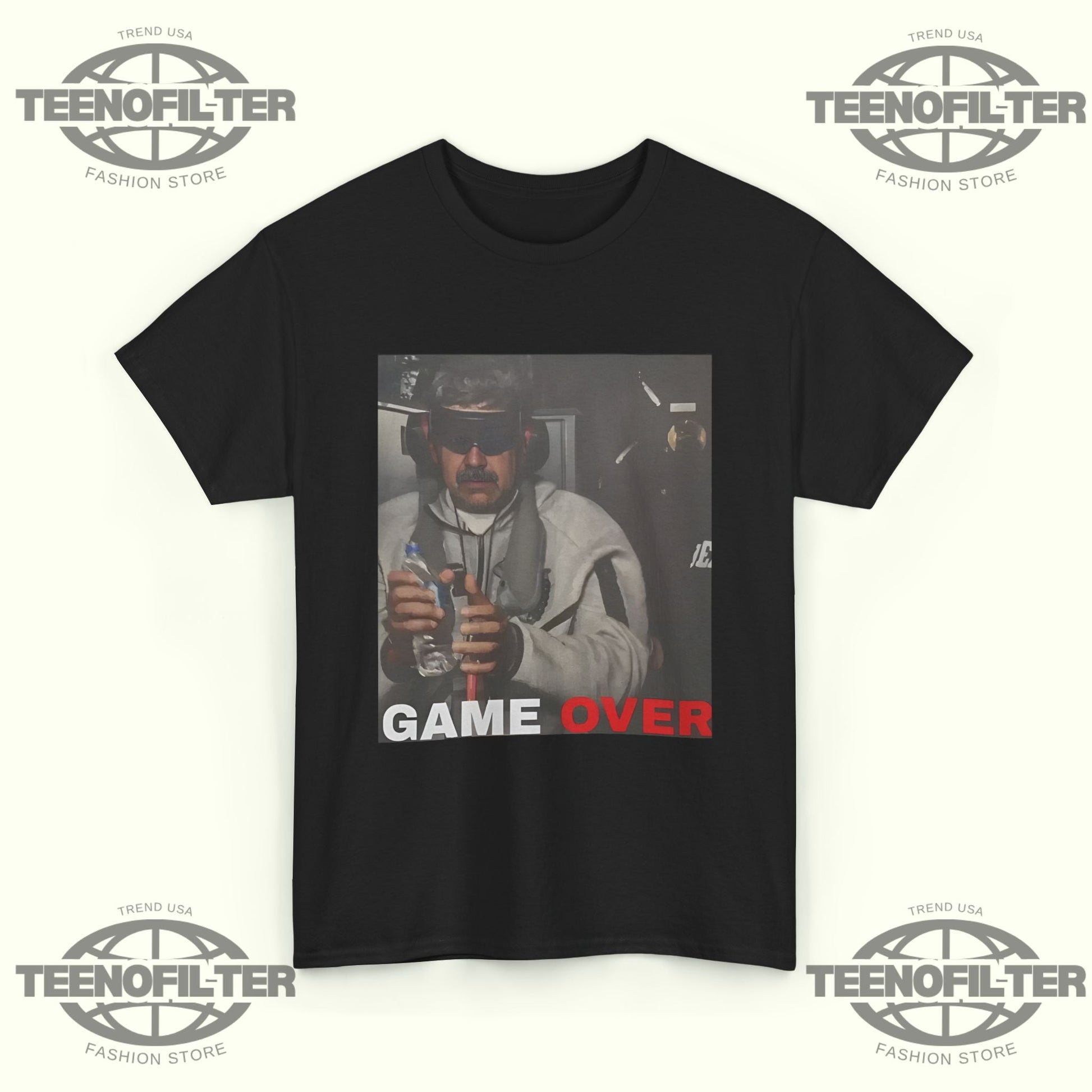 Maduro Captured Game Over T-Shirt Printify