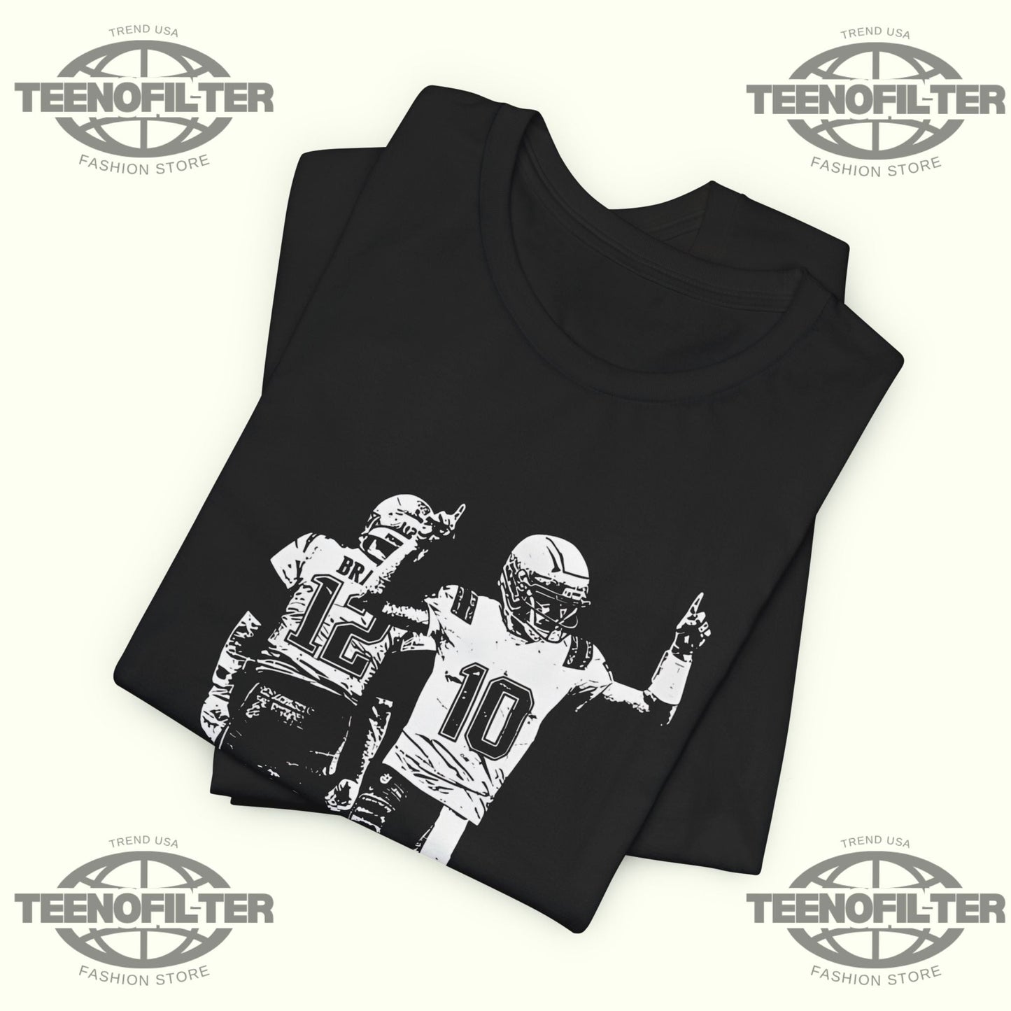 Drake Maye And Tom Signature T-Shirt Printify