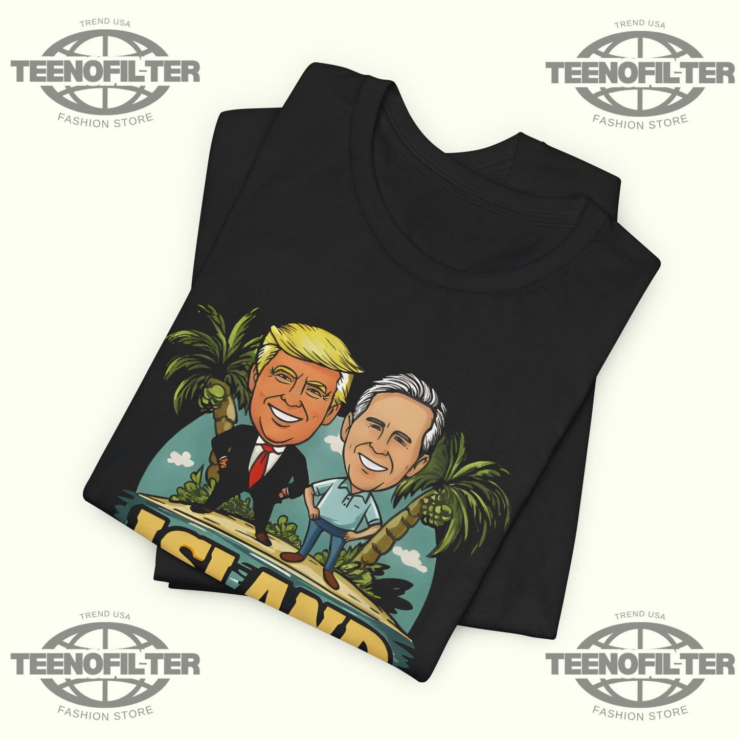 Island Boys Trump Epstein Meme T-Shirt Printify