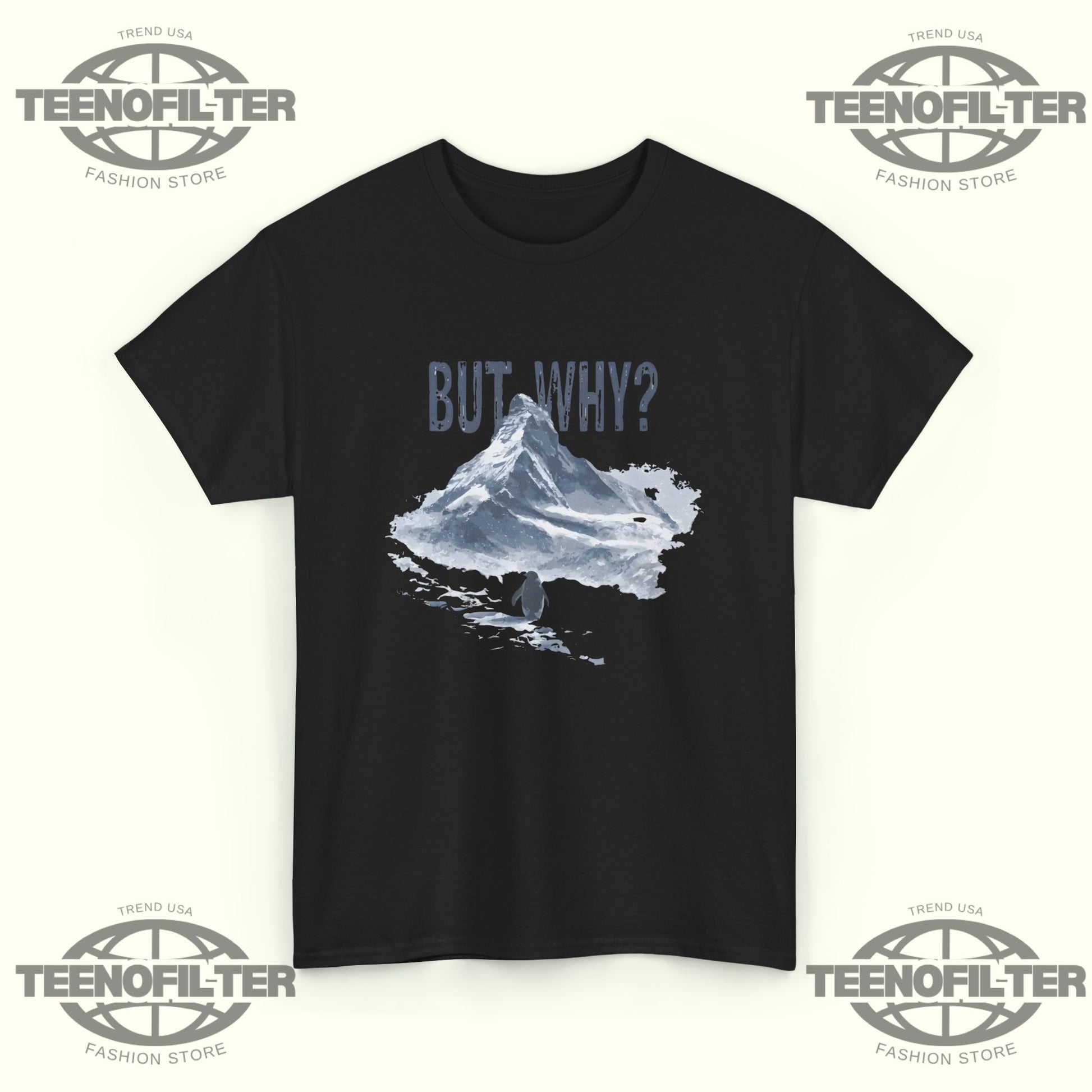 Nihilist Penguin But Why T-Shirt - Tee No Filter