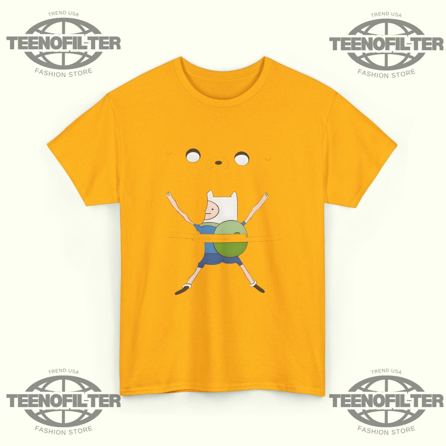 Finn The Human Hug Boobs T-Shirt Printify