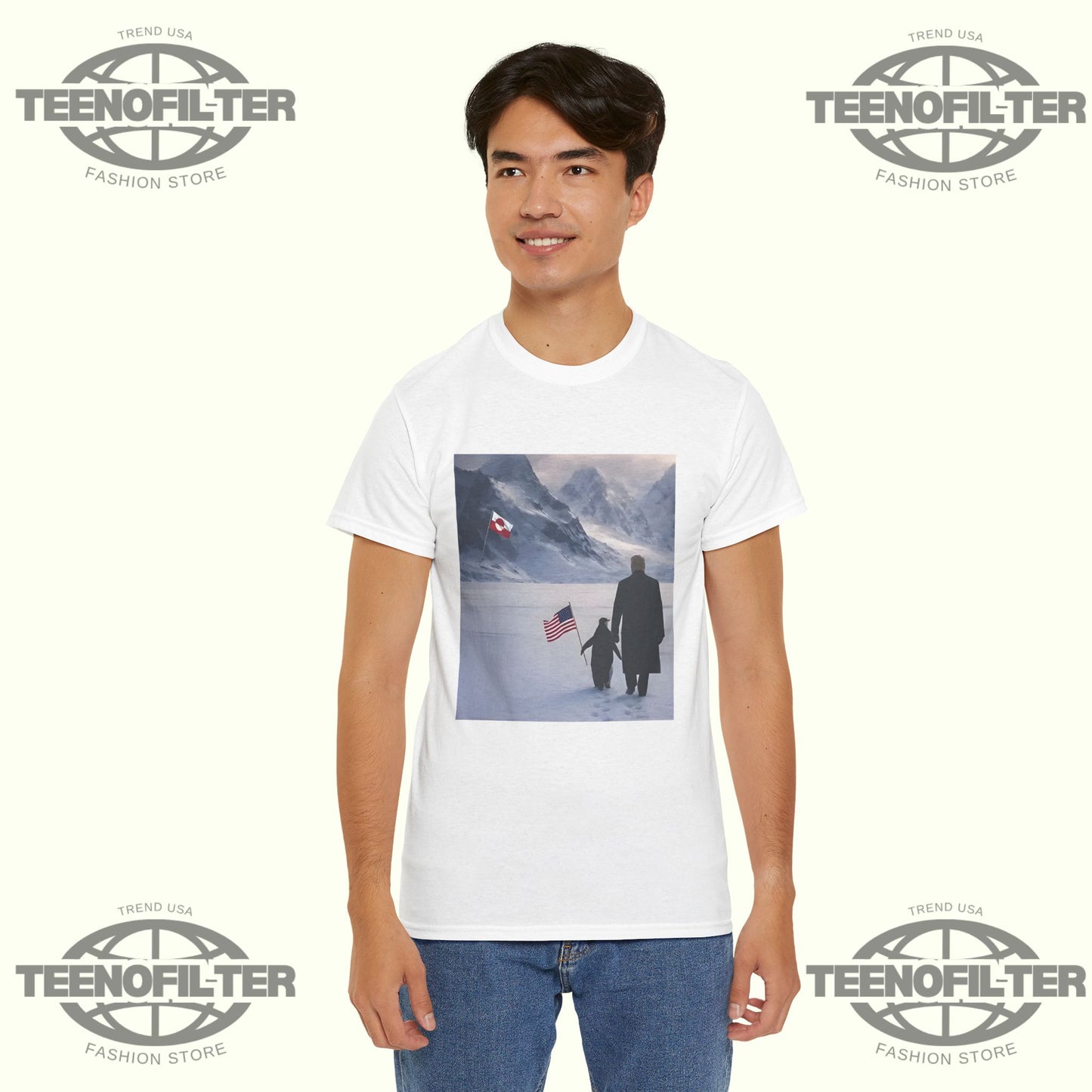 Nihilist Penguin and Trump T-Shirt - Tee No Filter