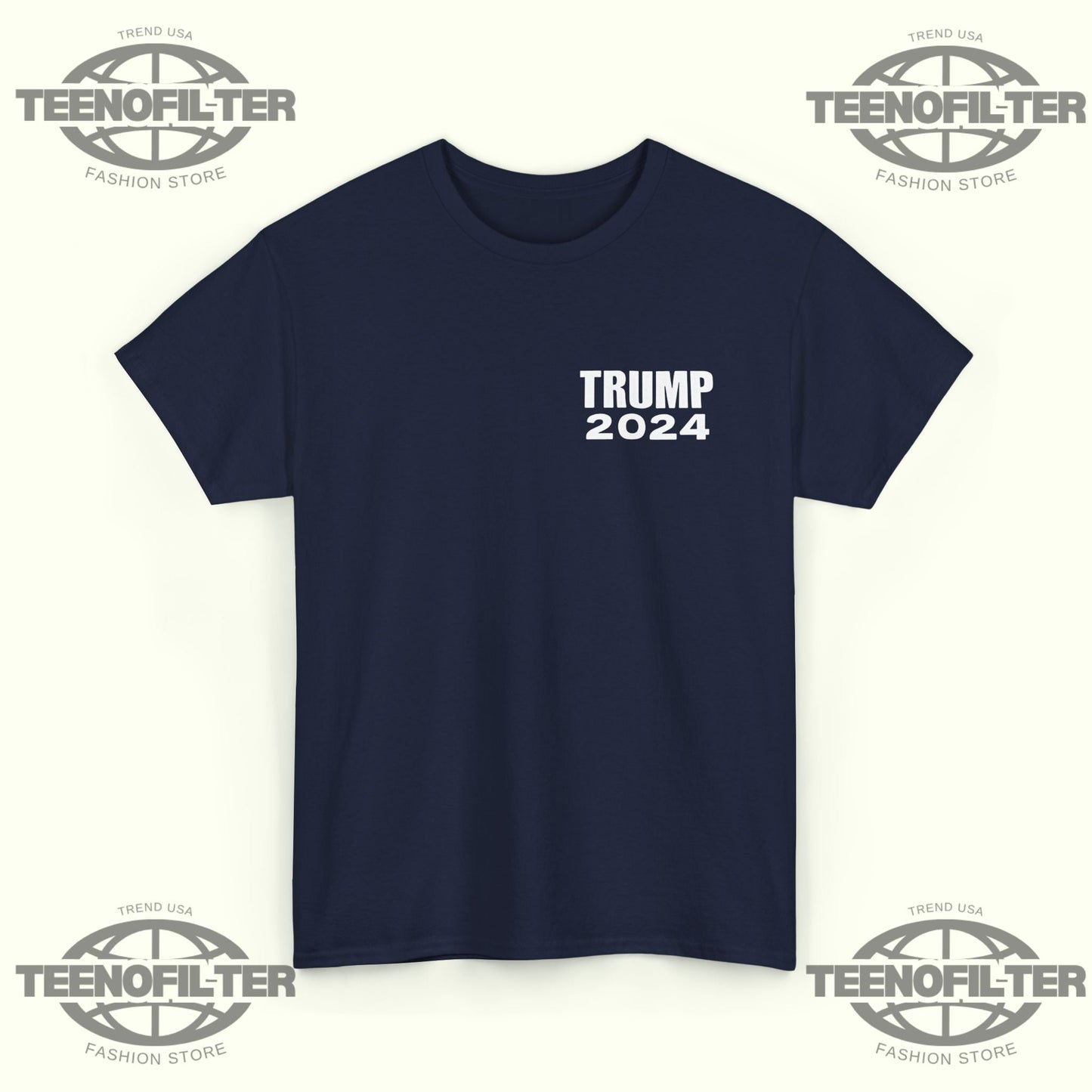 Trump 2024 White House Fireworks T-Shirt Printify