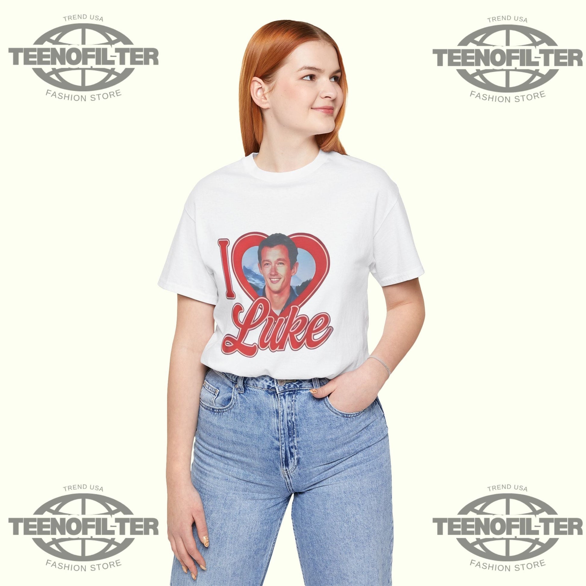 I Love Luke T‑Shirt Printify