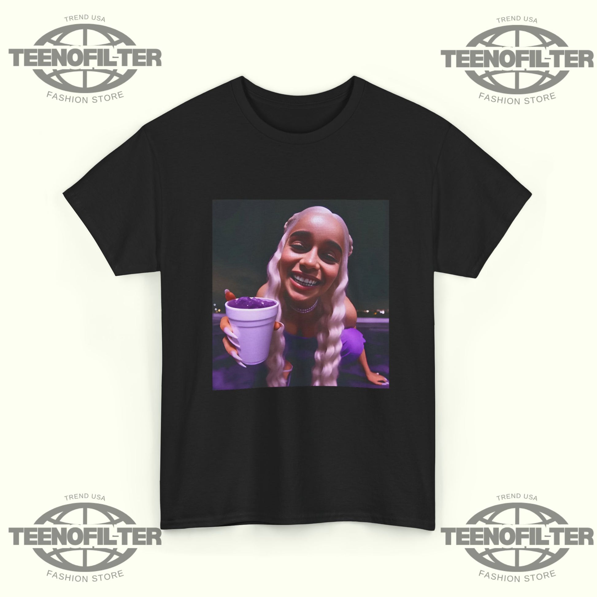 Mother of Dragons Lean Cup Tee – Viral Platinum Braids Streetwear Icon - Tee No Filter
