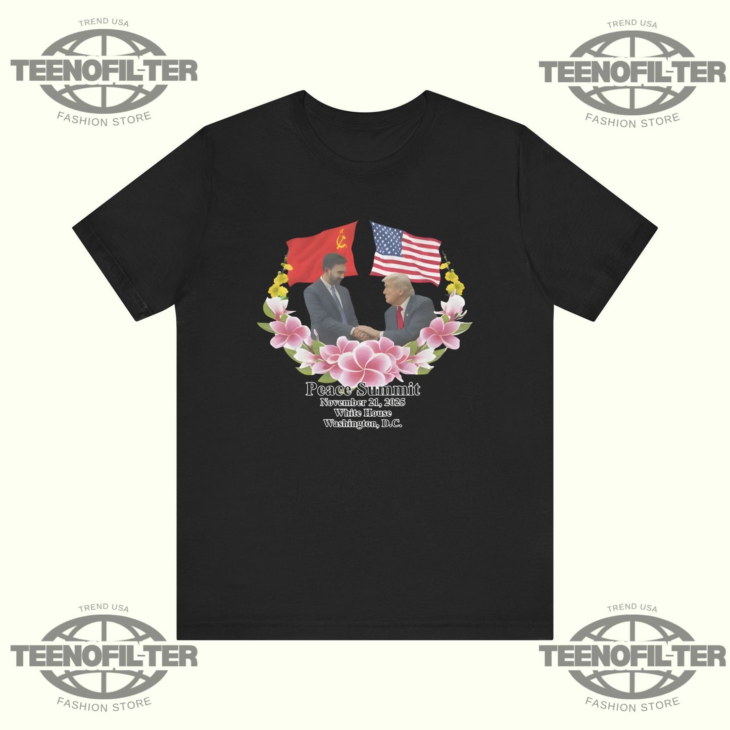 Peace Summit Donald Trump and Zohran Mamdani T-Shirt Printify
