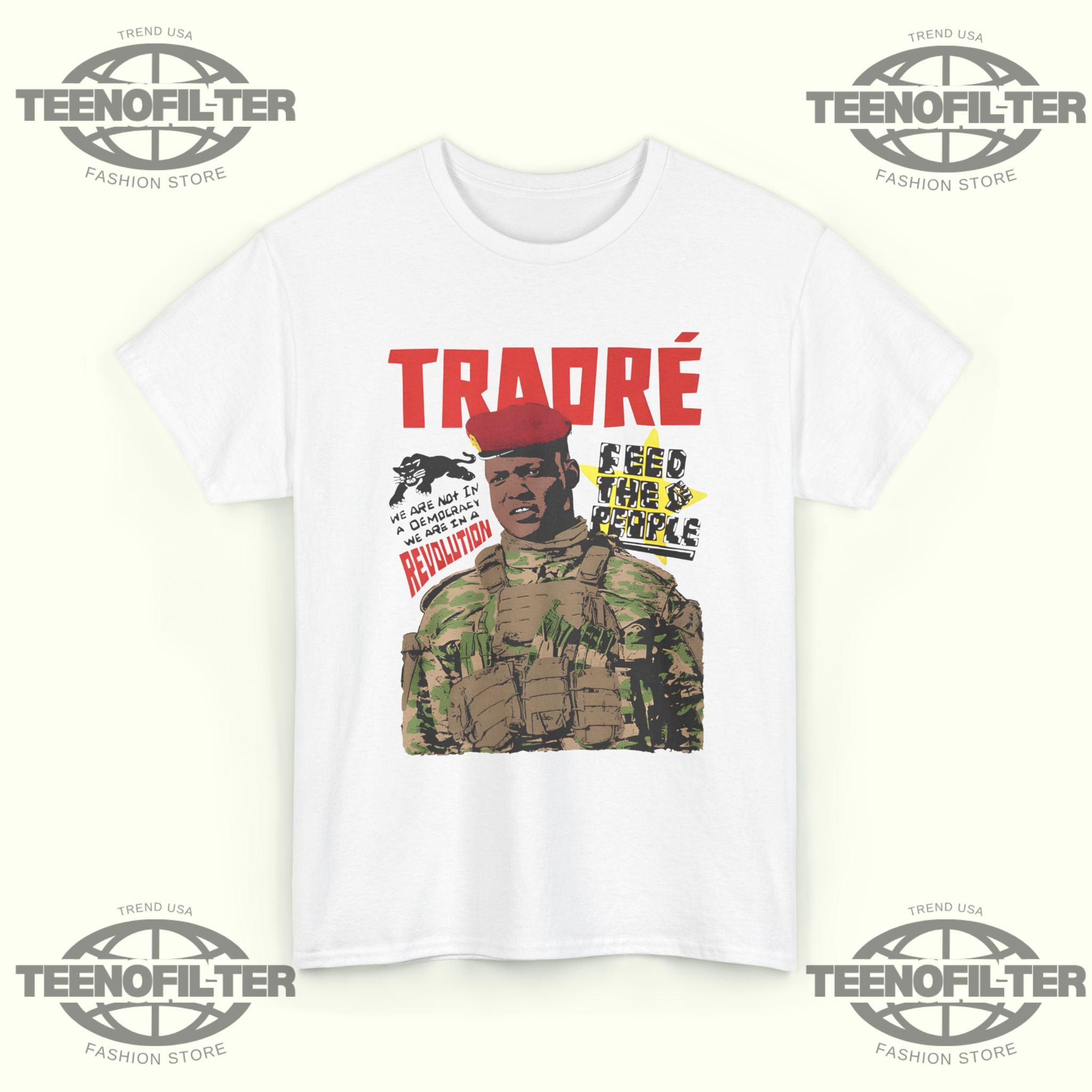TRAORÉ Military T-shirt