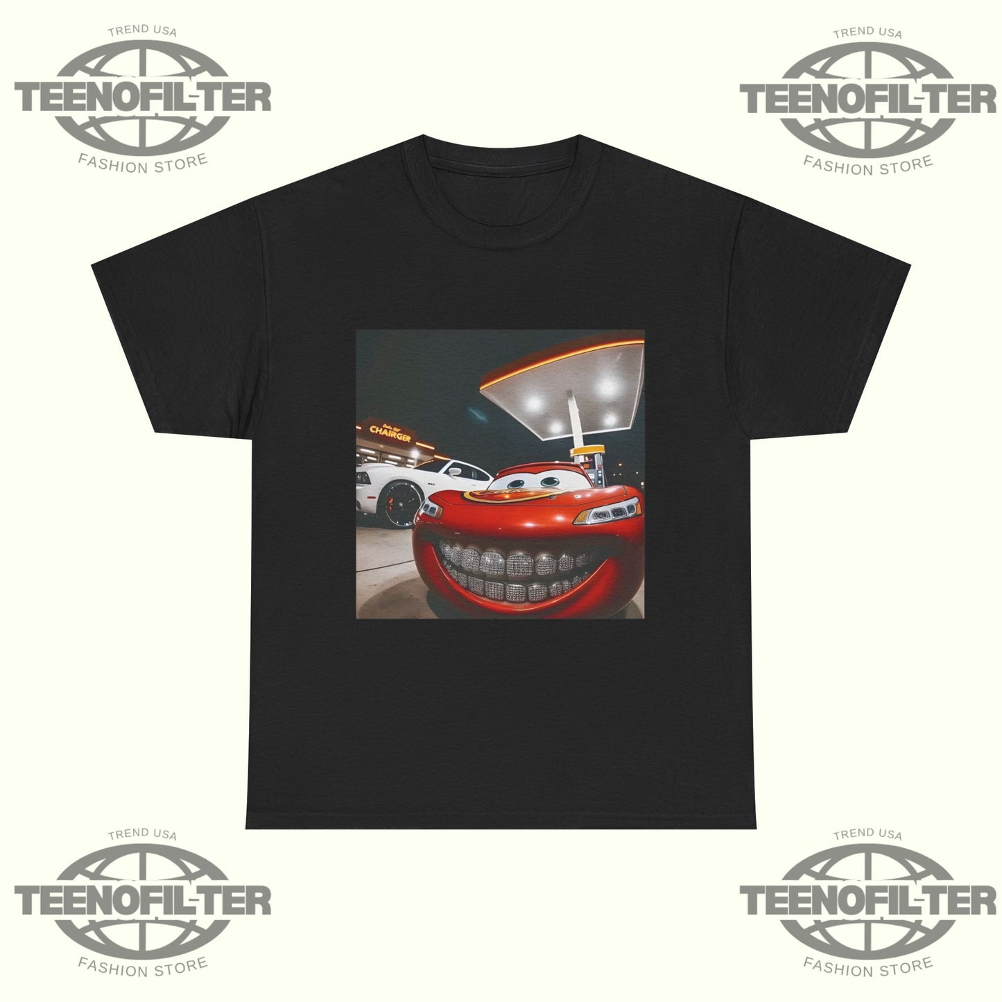 Lightning McQueen Grillz T-Shirt - Tee No Filter