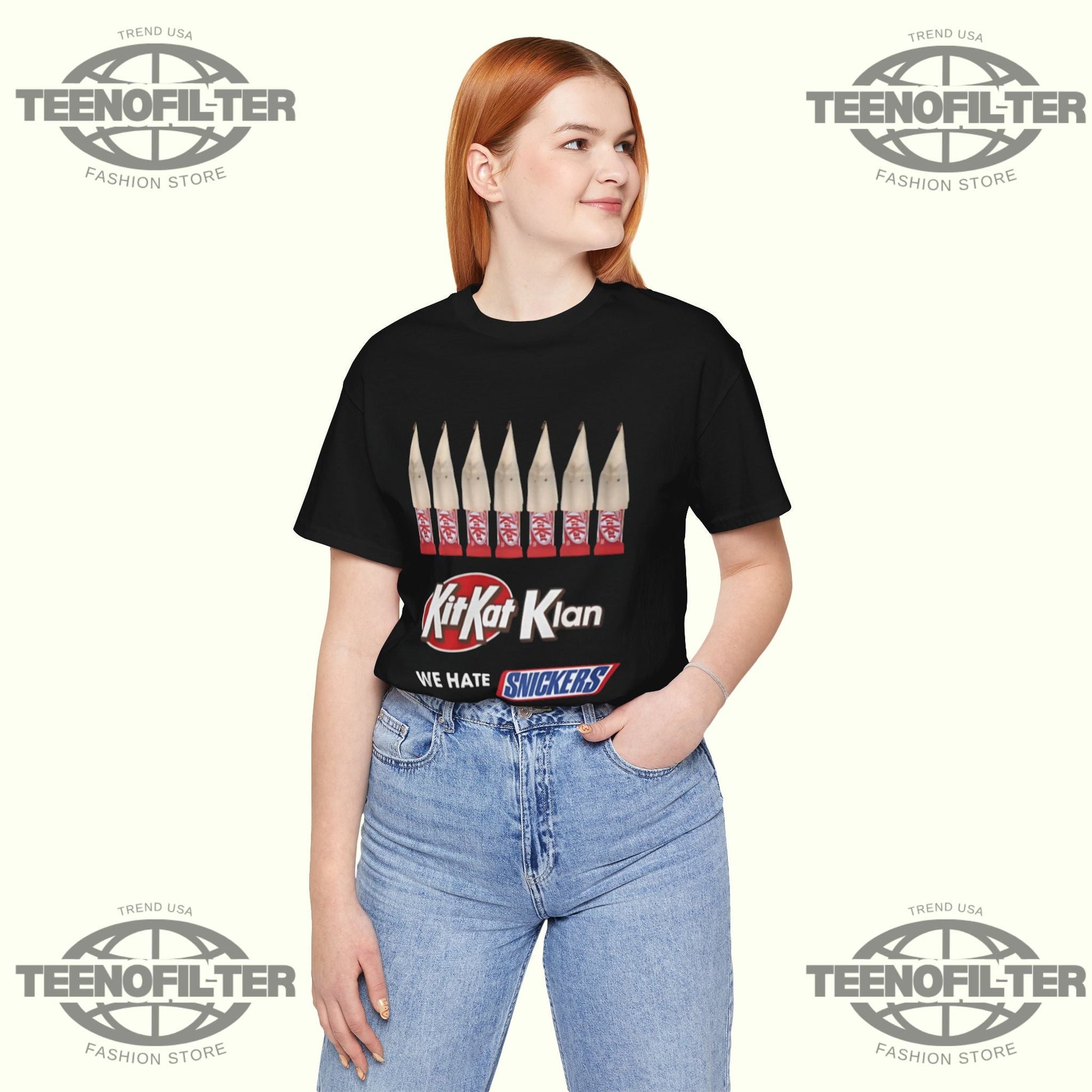 Kit Kat Klan We Hate Snickers T-Shirt Printify