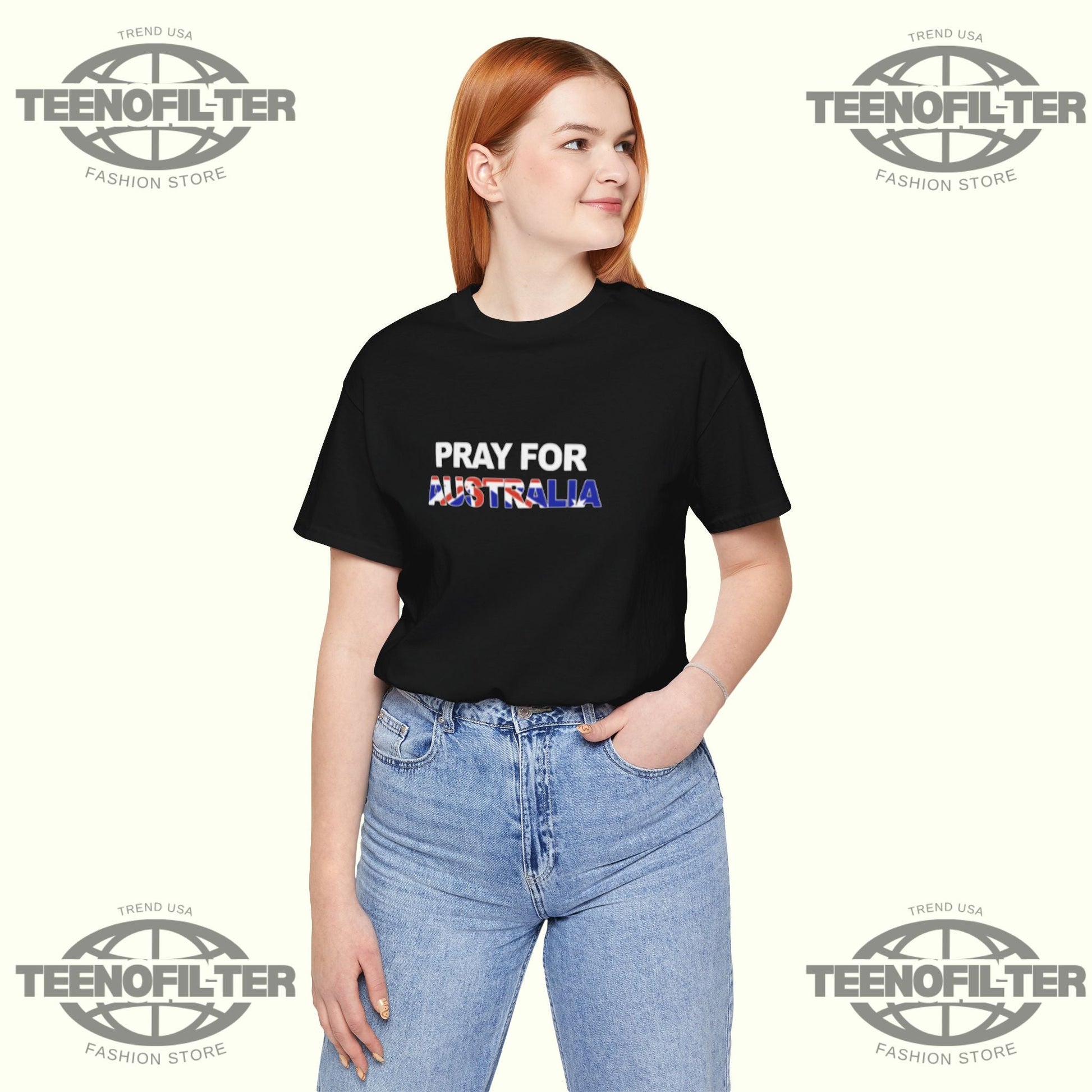 Pray For Australia T-Shirt Printify