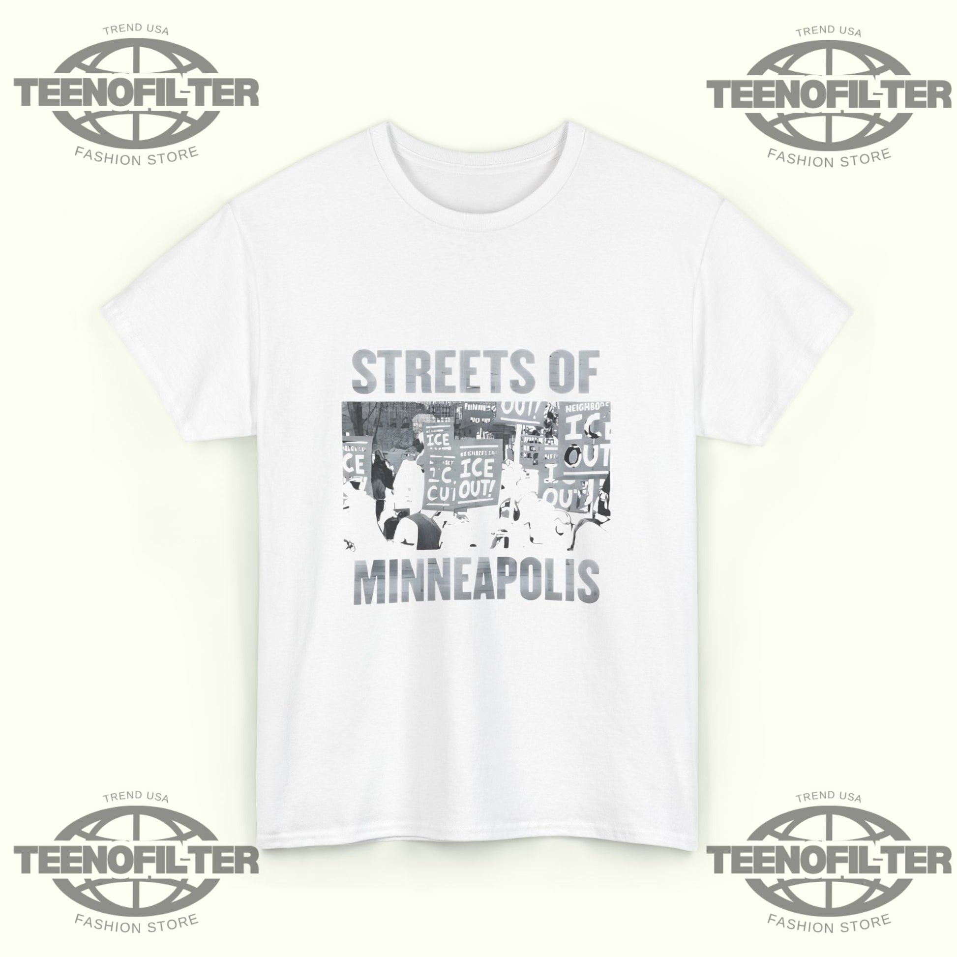 Streets Of Minneapolis T-Shirt - Tee No Filter