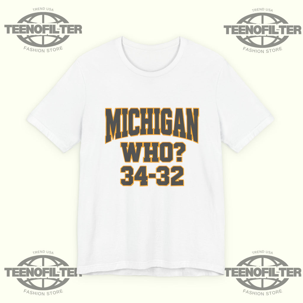 Hannah Montoya Michigan Who 34 32 T-Shirt