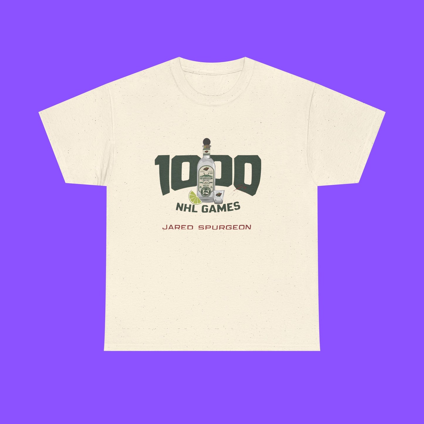 Jared Spurgeon 1000 NHL Games T-Shirt