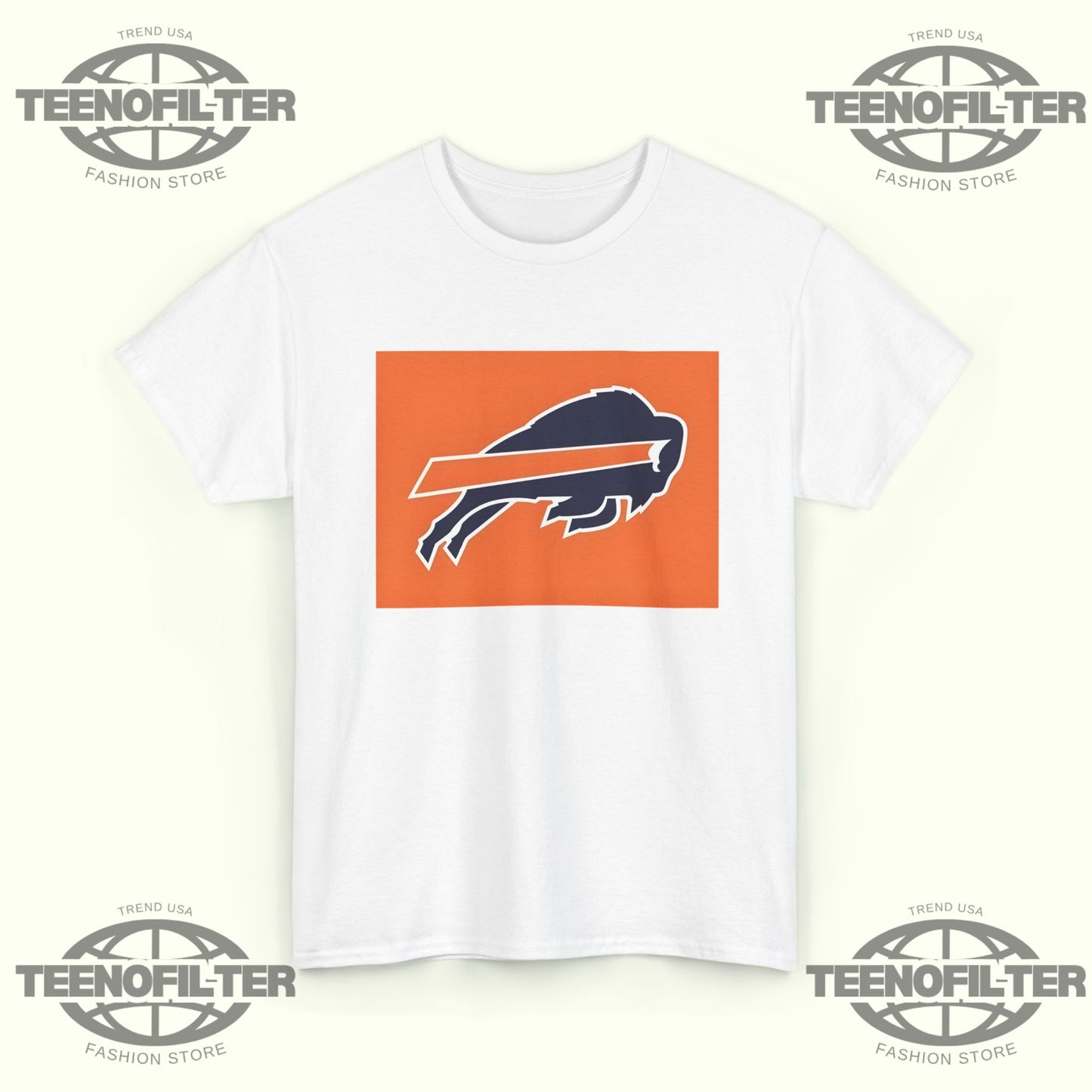 Official Buffalo Bills x Cleveland Browns Logo T-Shirt - Tee No Filter