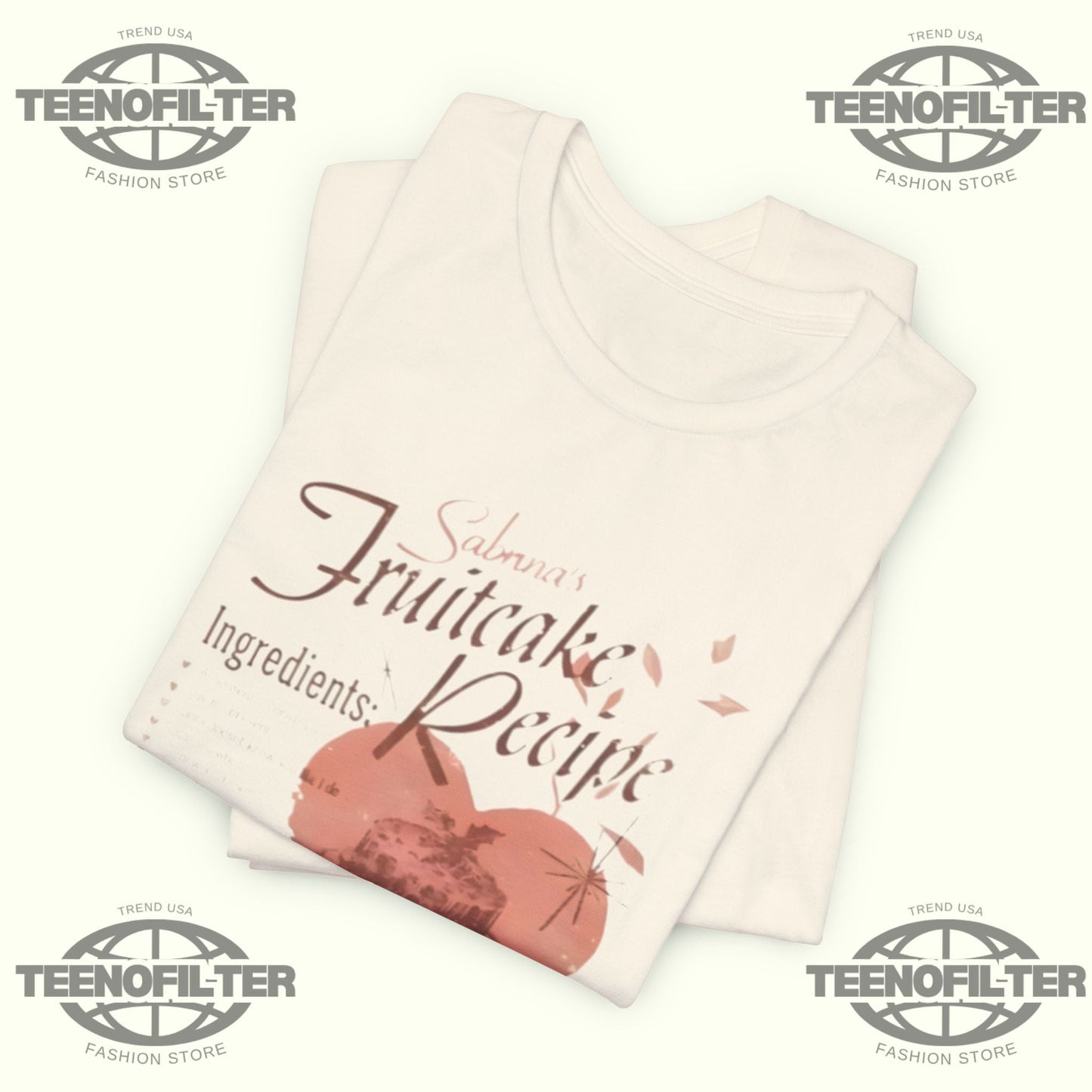 Sabrina Carpenter Fruitcake Recipe T-Shirt Printify