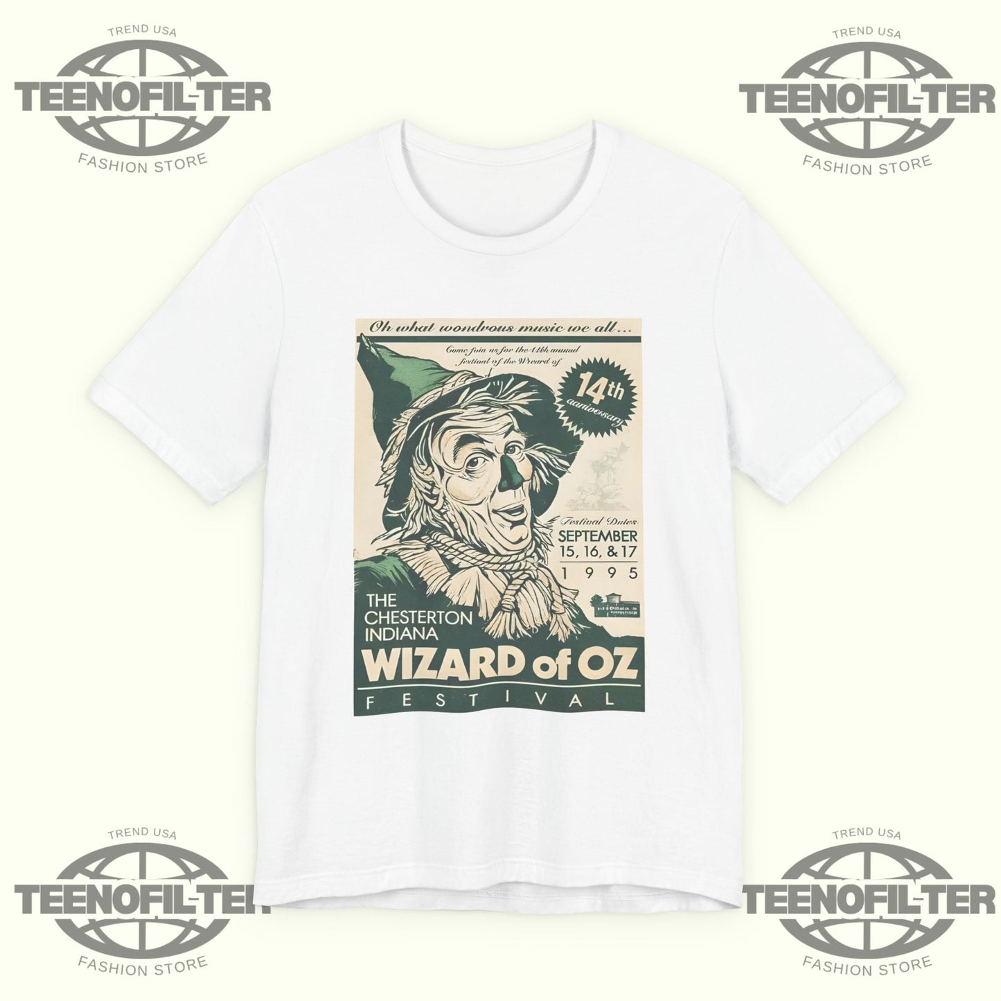 Chaesterton Indiana Wizard of Oz T-Shirt Printify