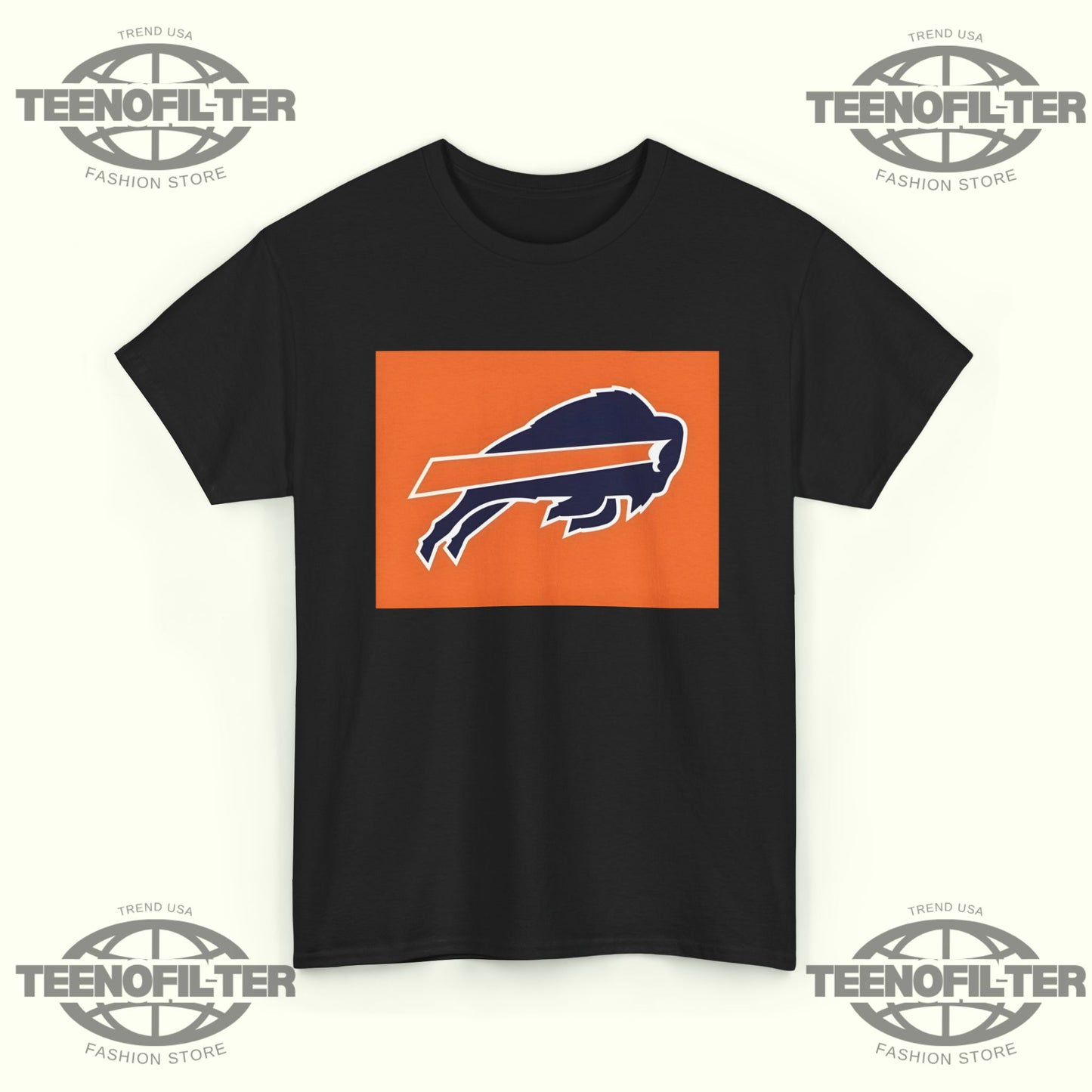 Official Buffalo Bills x Cleveland Browns Logo T-Shirt - Tee No Filter