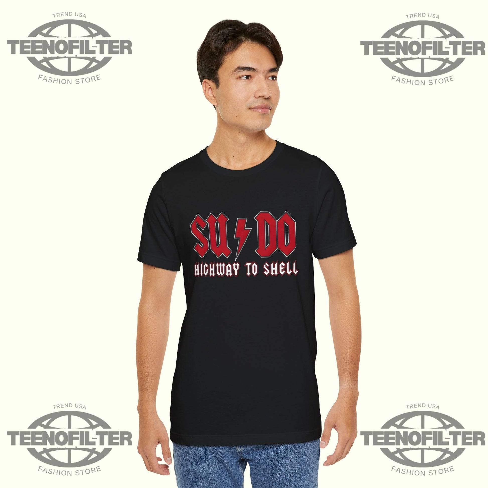 Sysadmin SUDO Highway To Shell T-Shirt Printify