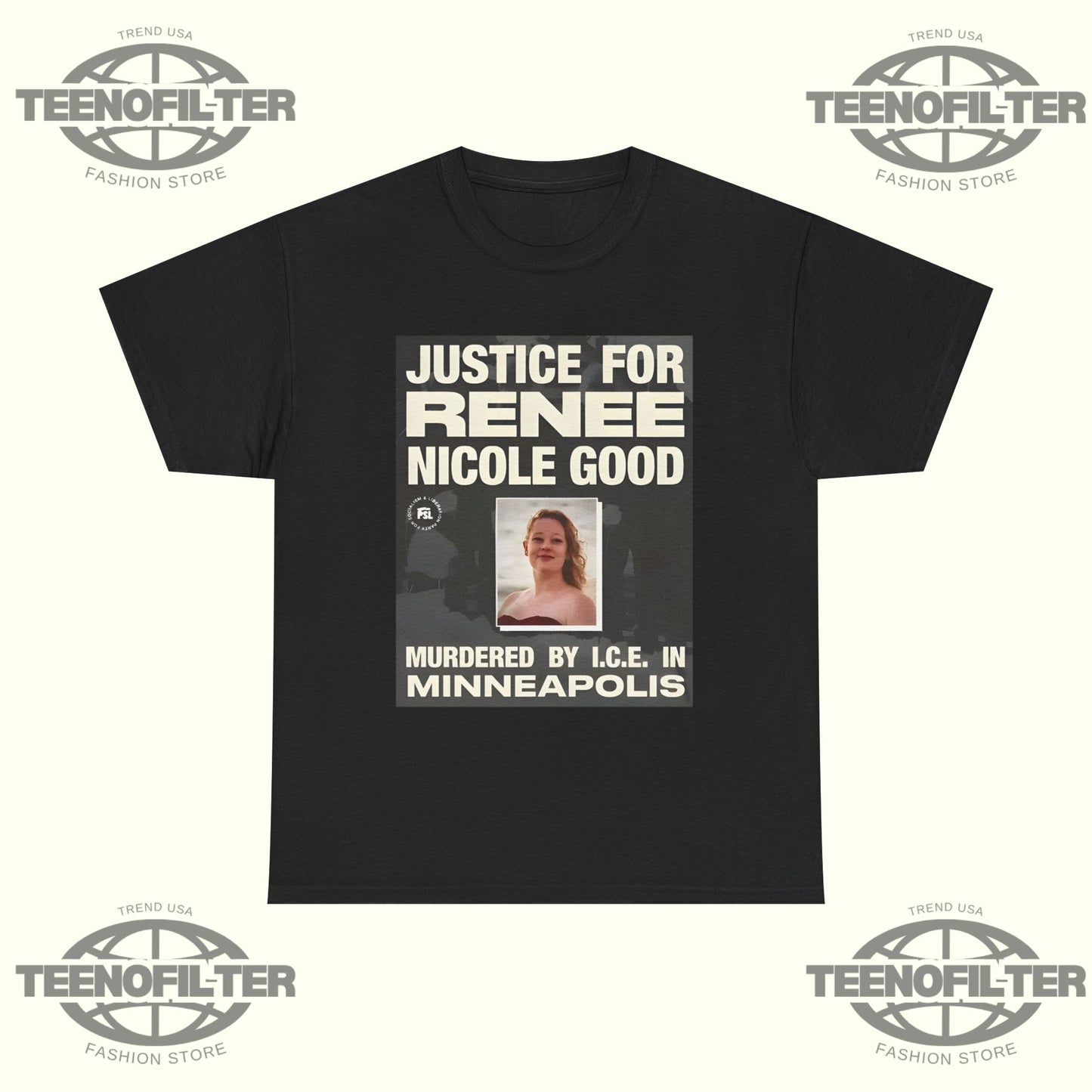Justice for Renee Nicole Good T-Shirt – Raise Your Voice, Honor Her Memory, Demand Accountability - Tee No Filter