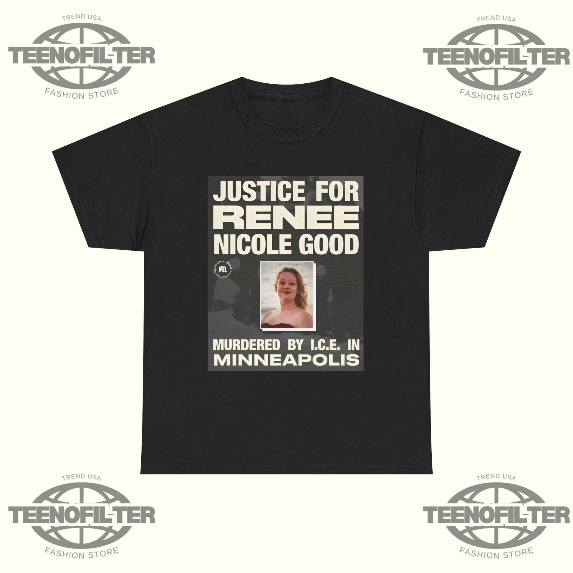 Justice for Renee Nicole Good T-Shirt – Raise Your Voice, Honor Her Memory, Demand Accountability - Tee No Filter