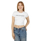 Rachel Is The Moment Crop Tee — Women's Graphic Baby T-Shirt - Tee No Filter