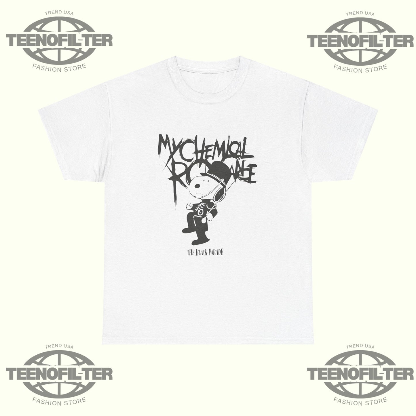My Chemical Romance Snoopy Black Parade T-Shirt - Tee No Filter