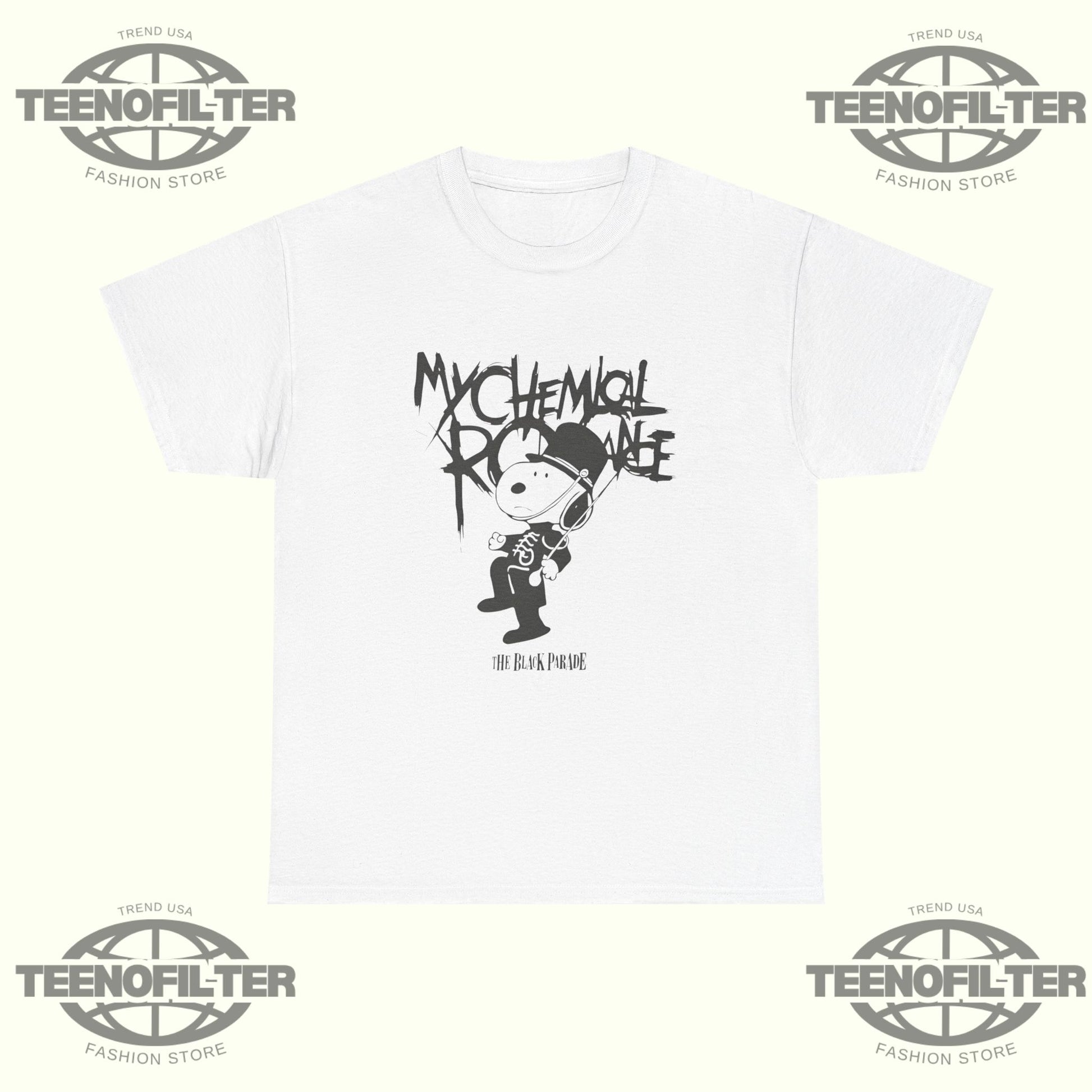 My Chemical Romance Snoopy Black Parade T-Shirt - Tee No Filter