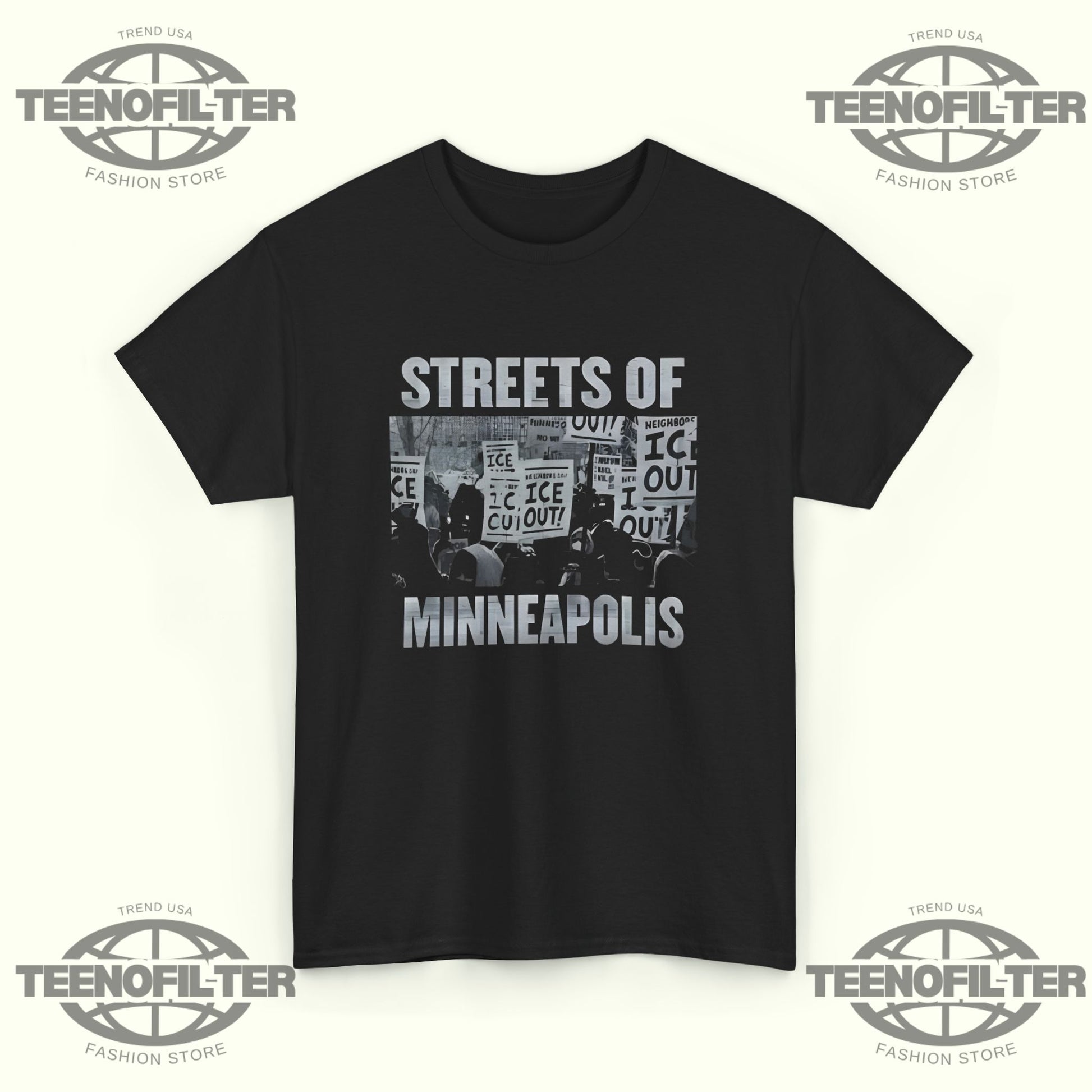 Streets Of Minneapolis T-Shirt - Tee No Filter