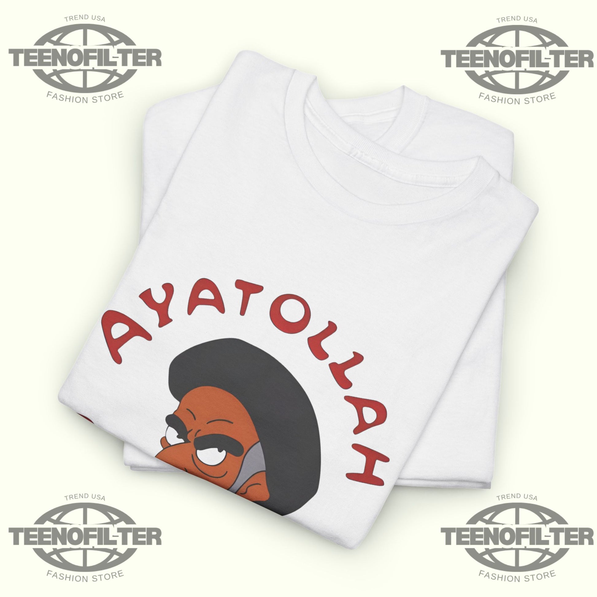 Simpsons Ayatollah T-Shirt – Deep Cut Retro Cartoon Reference Tee for True Fans - Tee No Filter